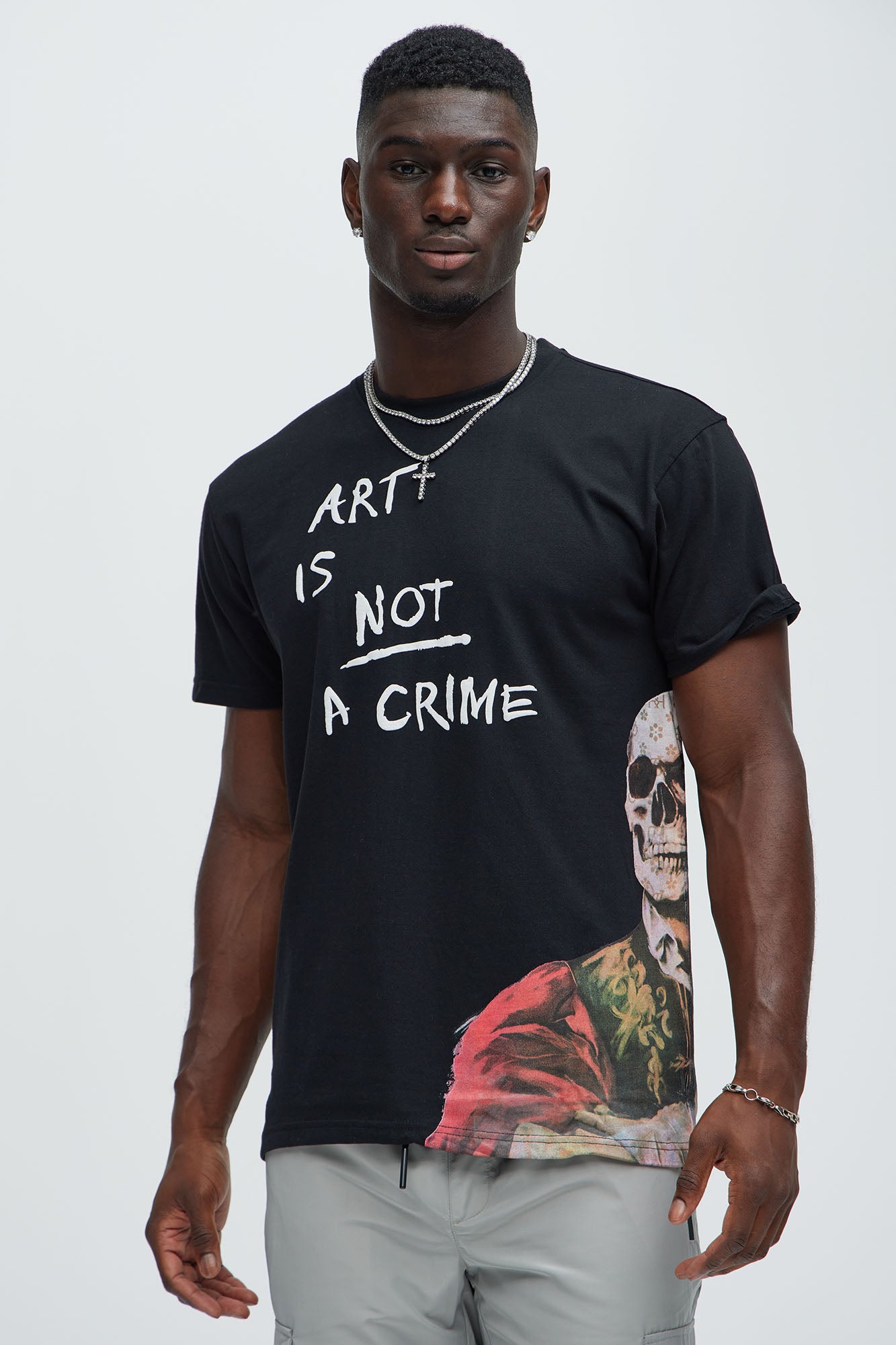 Art Is Not A Crime Short Sleeve Tee