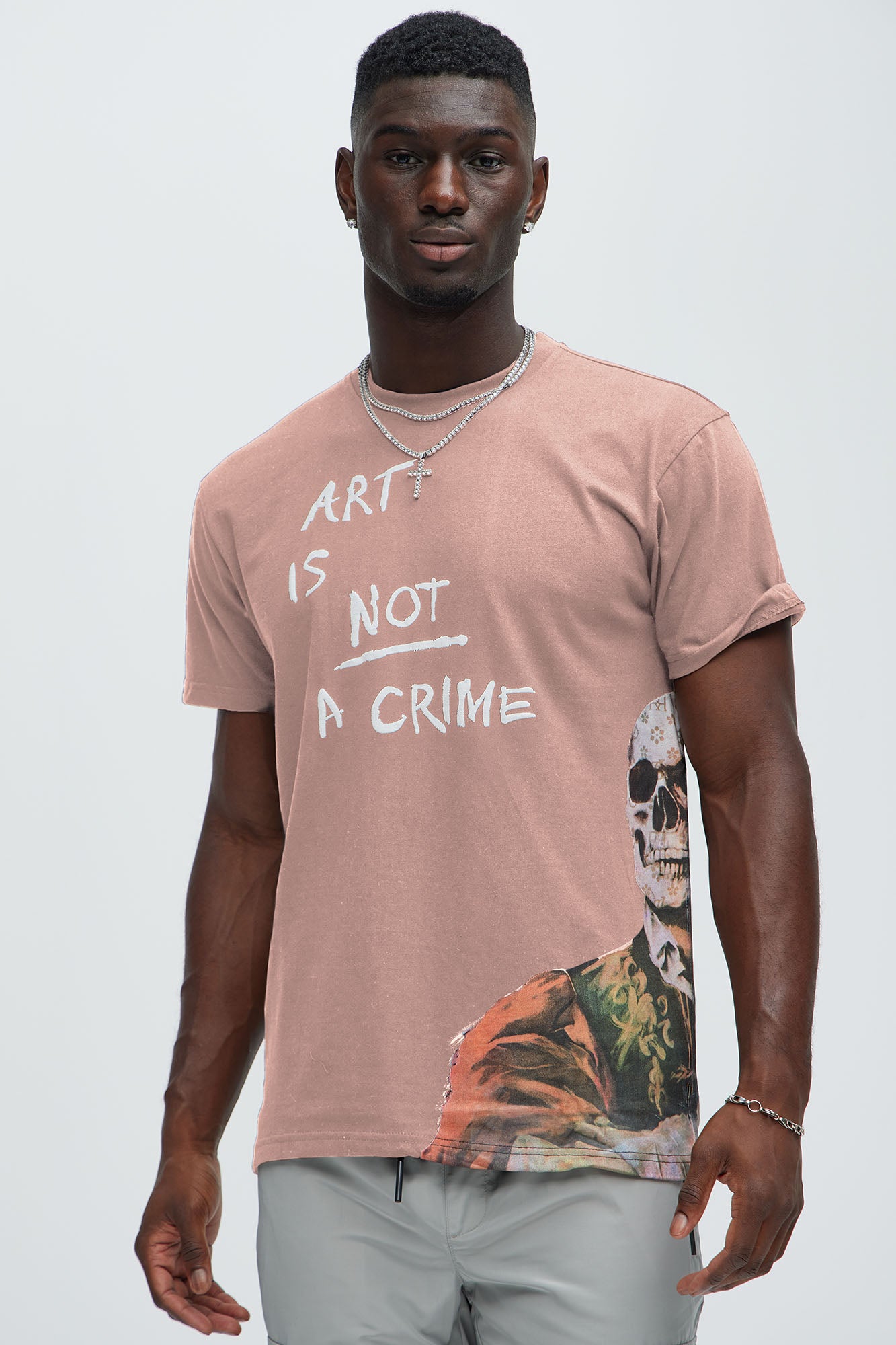 Art Is Not A Crime Short Sleeve Tee