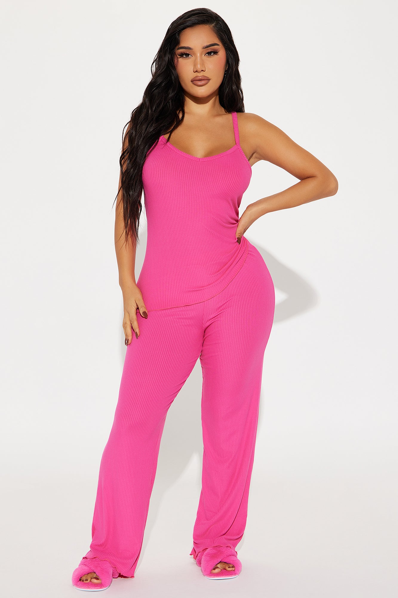 Comfy Mood Ribbed PJ Pant Set
