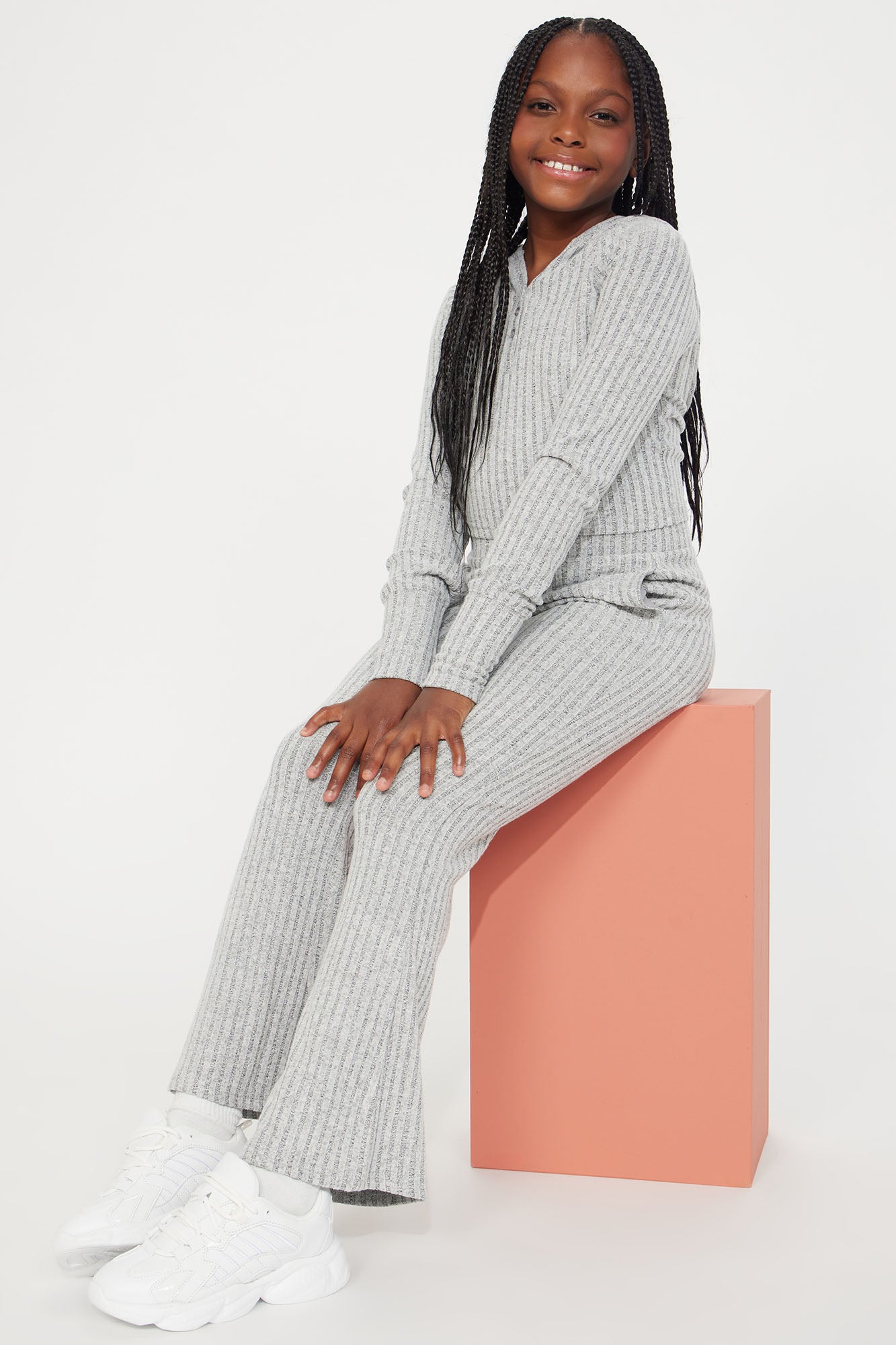 Mini Cozy Girl Pant Set