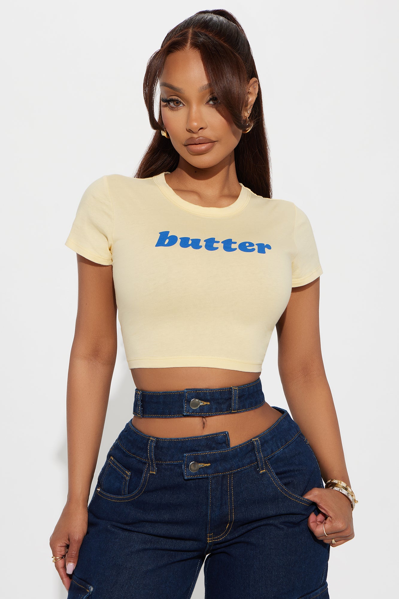 Butter Yellow Baby Tee