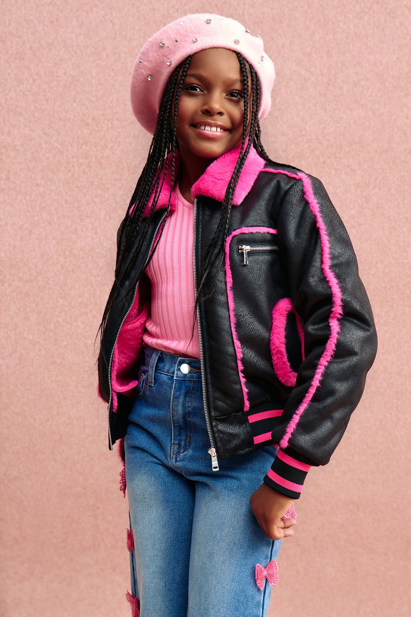 Mini Fair Games Cropped Jacket