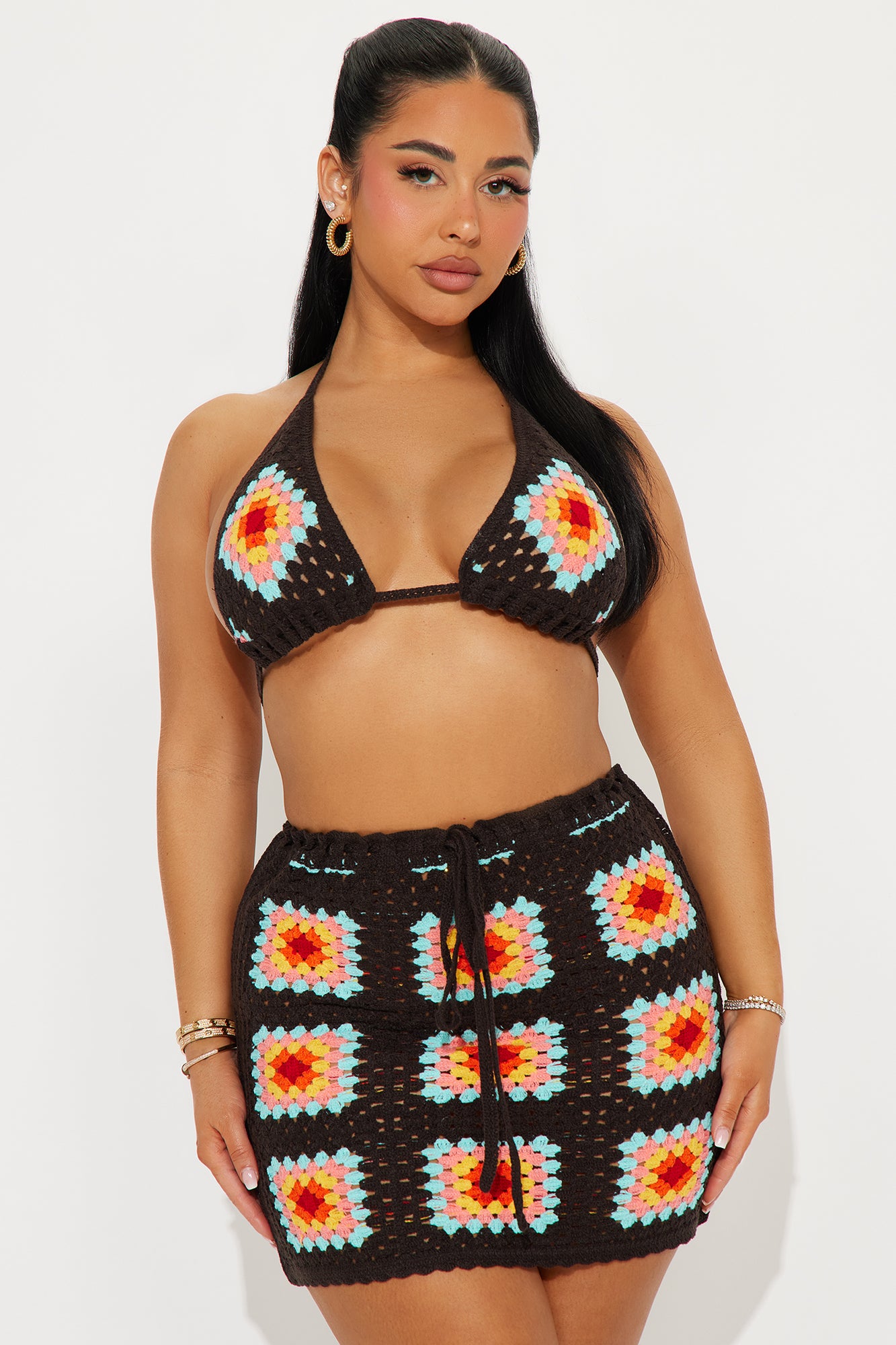 She's Amazing Crochet Skirt Set