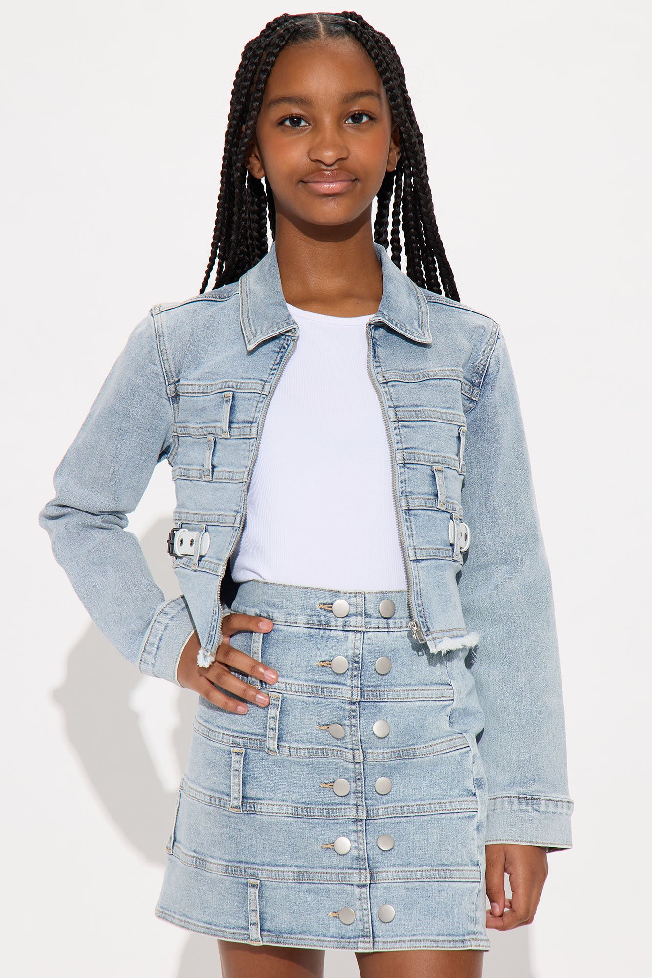 Mini Dana Denim Skirt