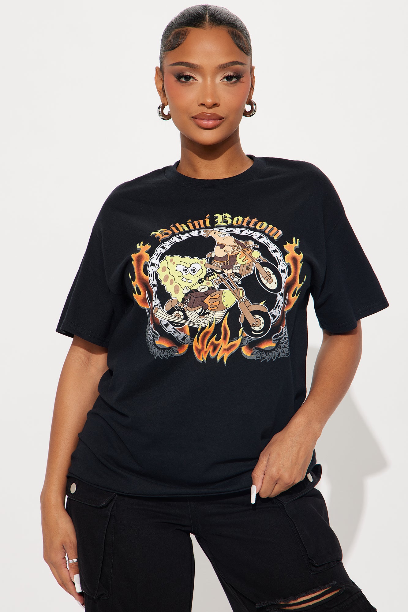Spongebob & Patrick Moto Tee