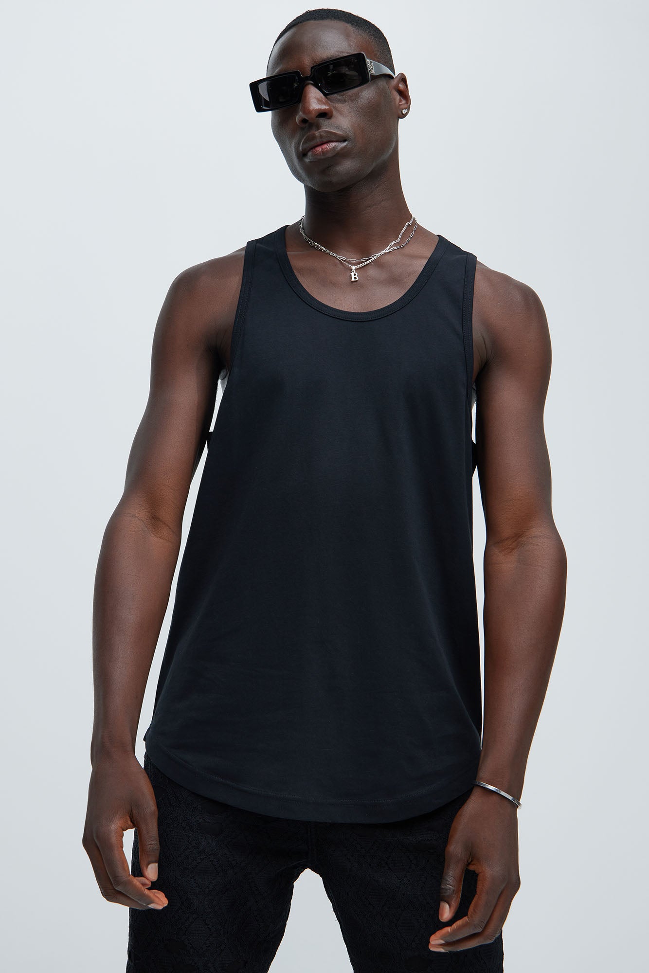 Essential Scallop Tank Top