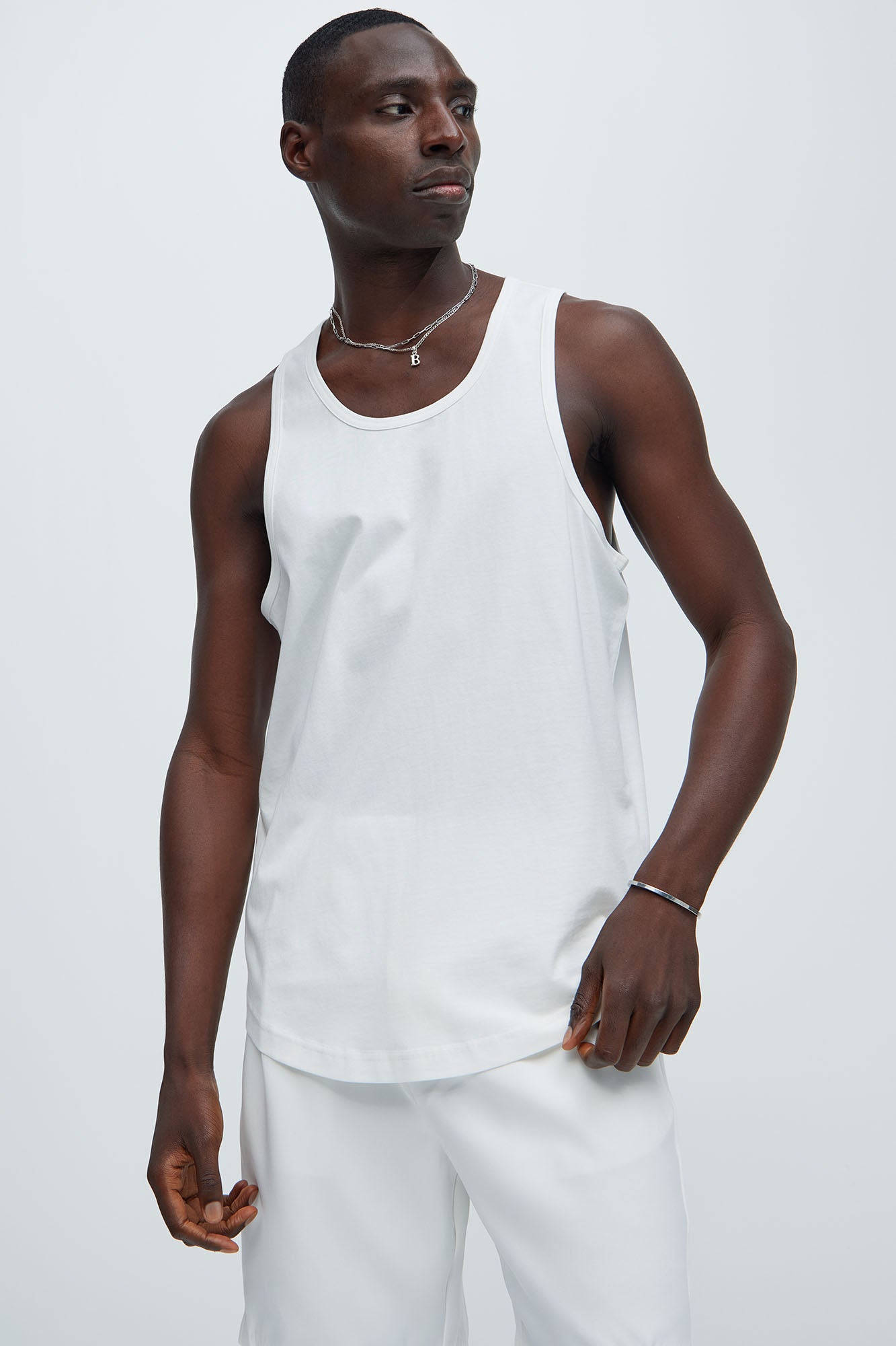 Essential Scallop Tank Top
