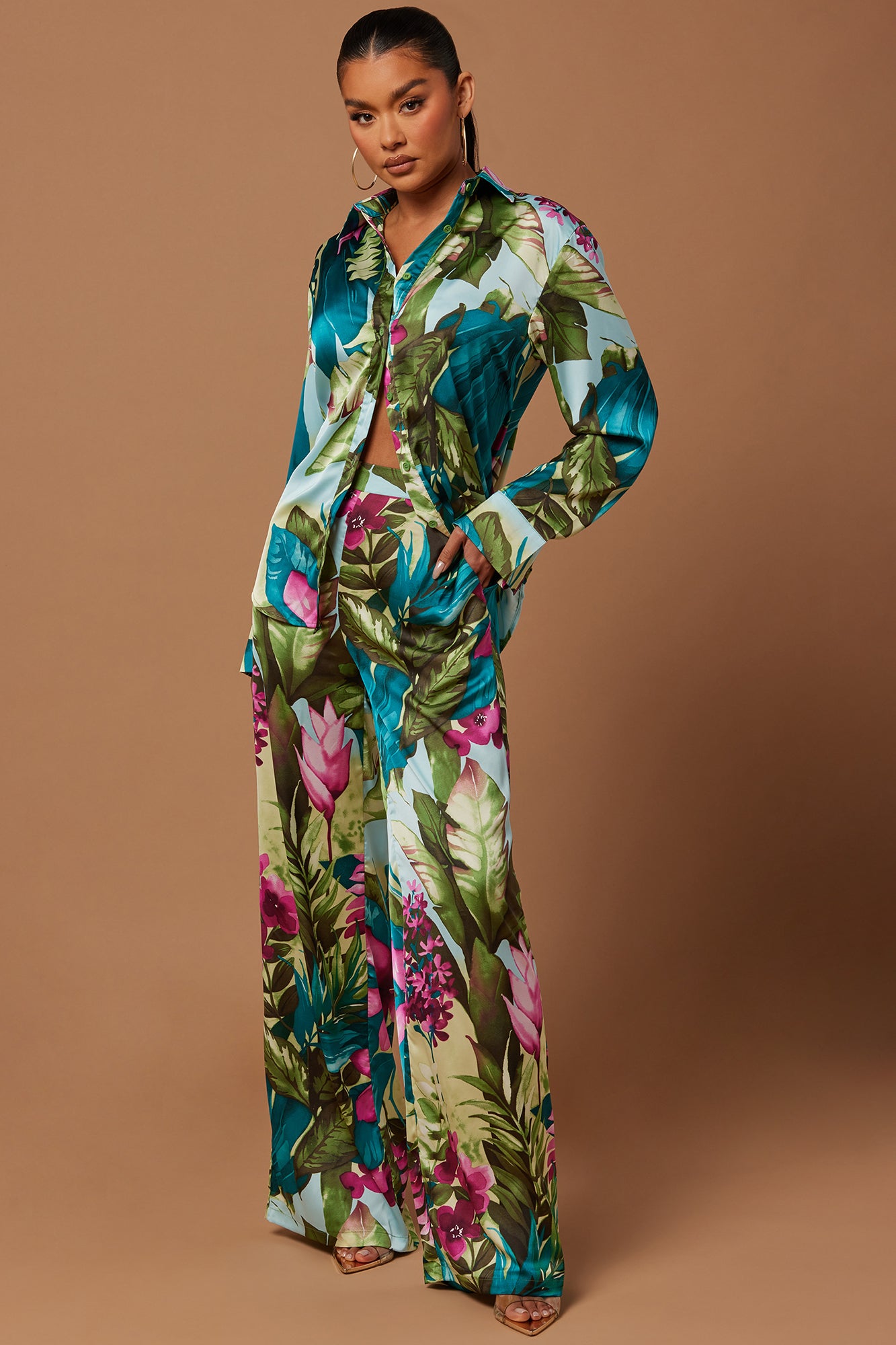 Kyoto Satin Pant Set