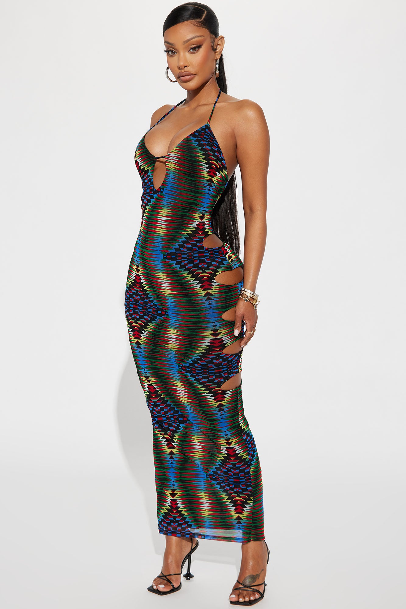 Madalynn Mesh Maxi Dress