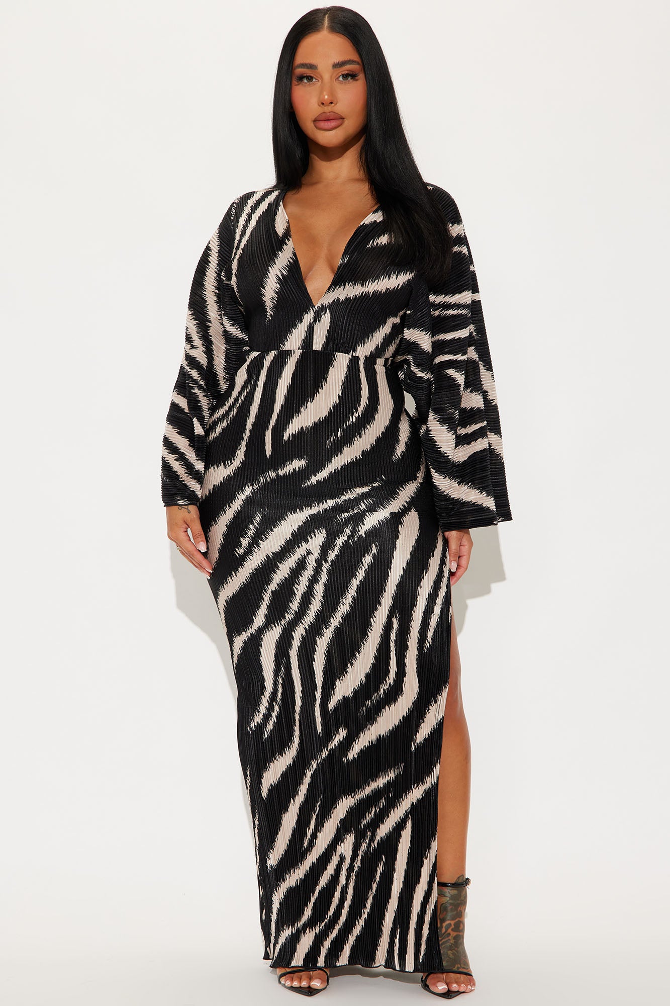 Melody Plisse Maxi Dress