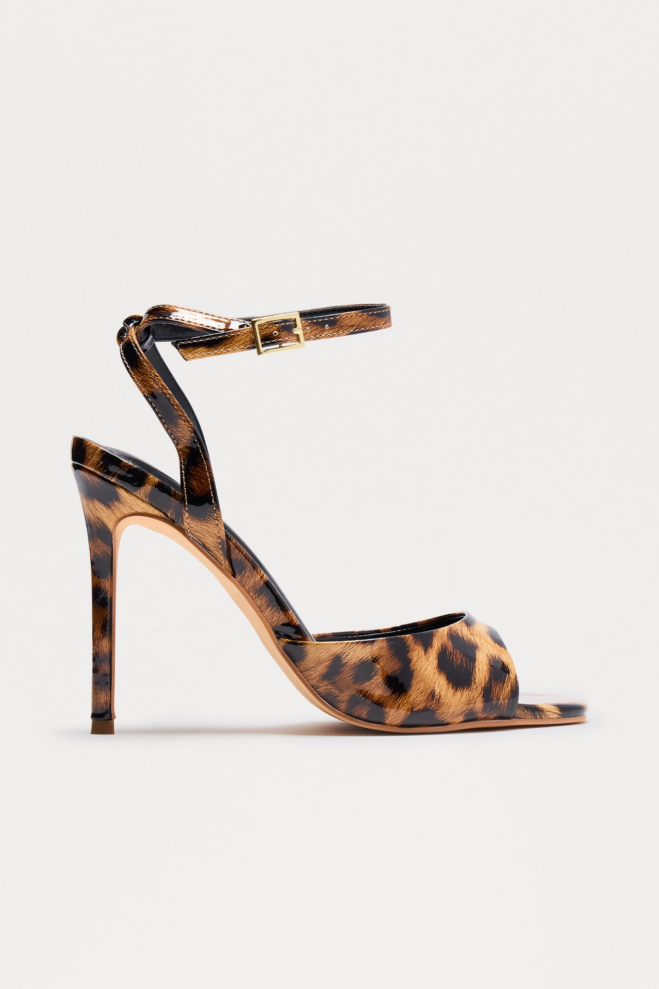 Romy Faux Patent Stiletto Heels
