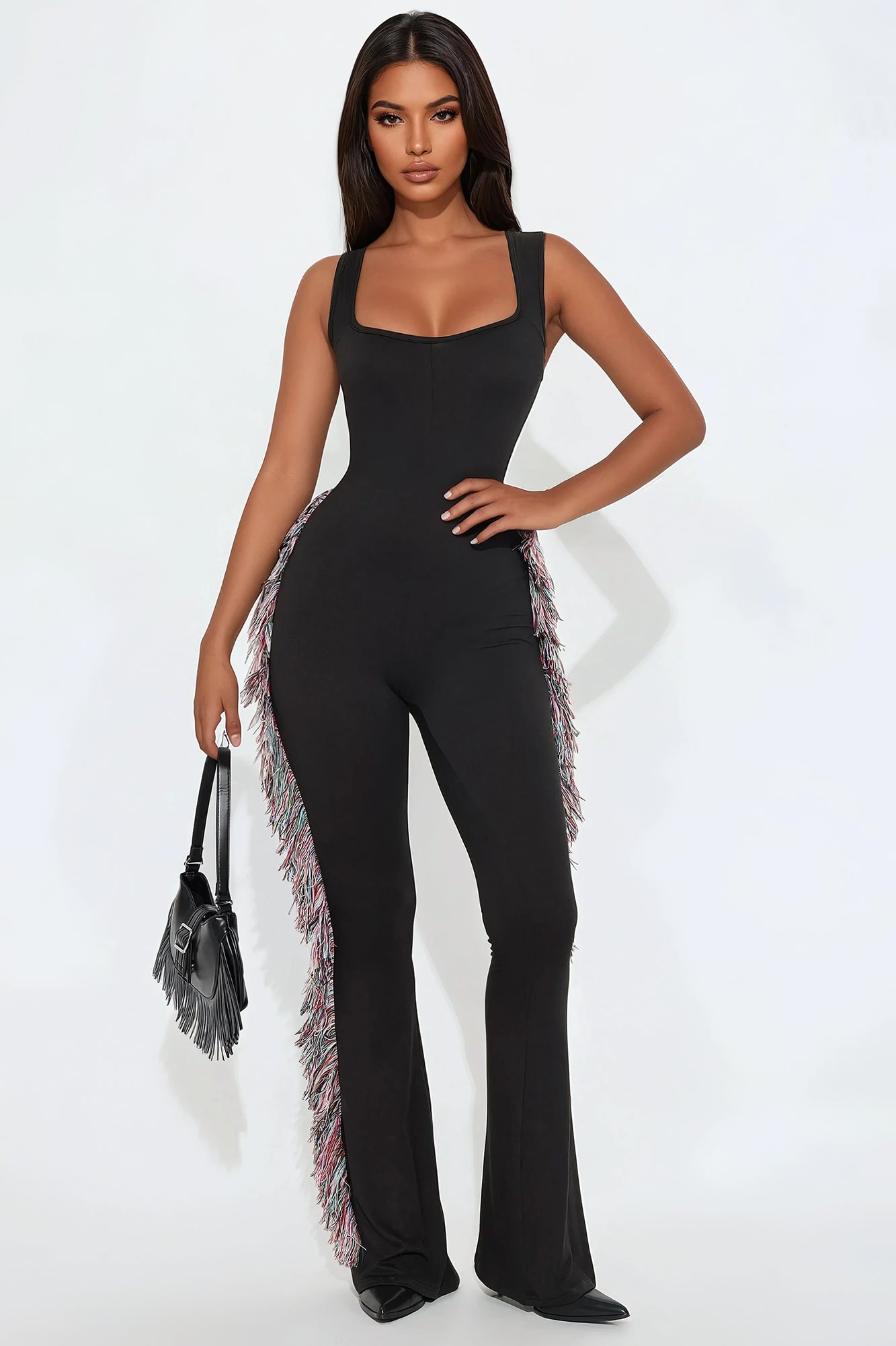 All At Once Fringe Jumpsuit
