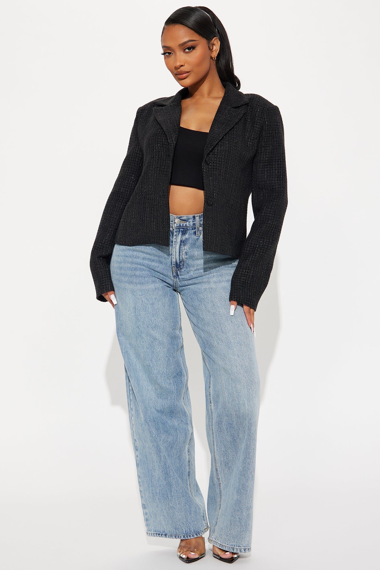 Sign On The Line Tweed Blazer
