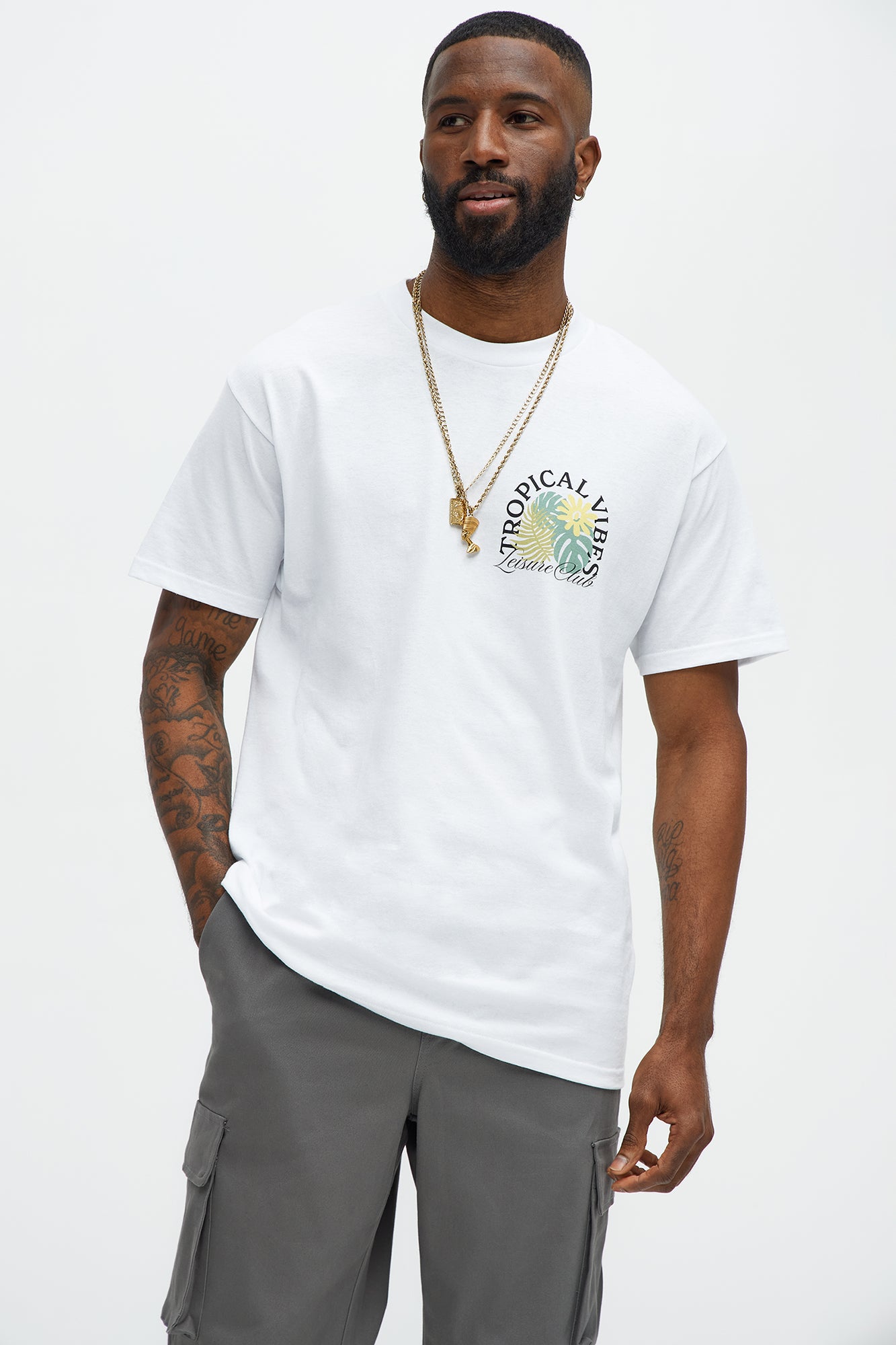 Tropical Vibes Short Sleeve Tee