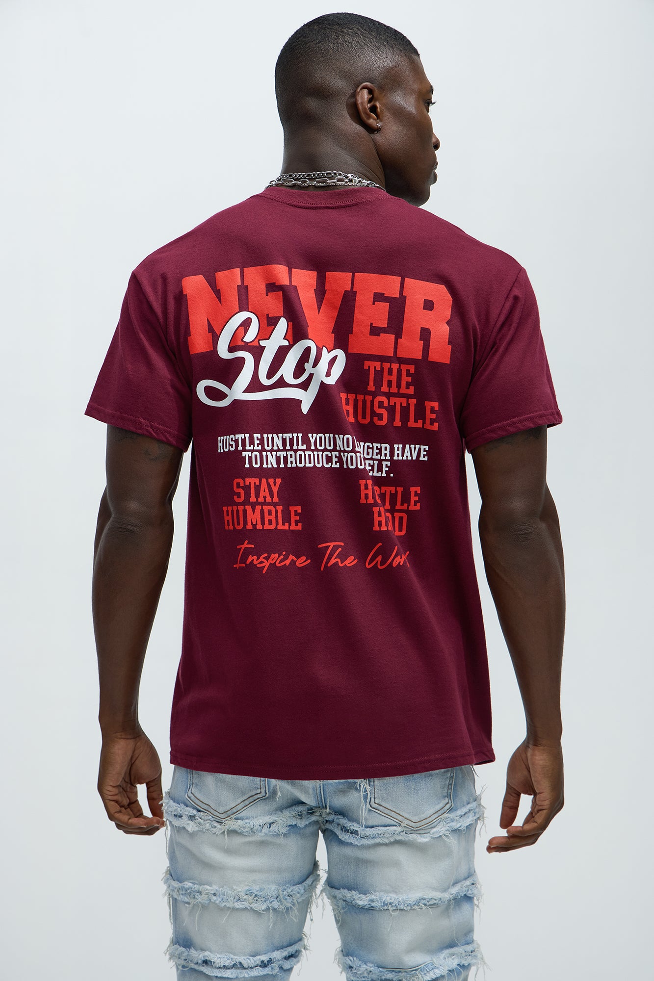 Never Stop The Hustle Short Sleeve Tee