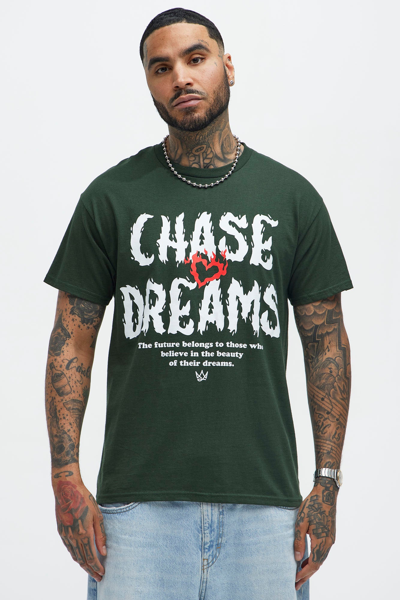 Chase Dreams Not Love Short Sleeve Tee