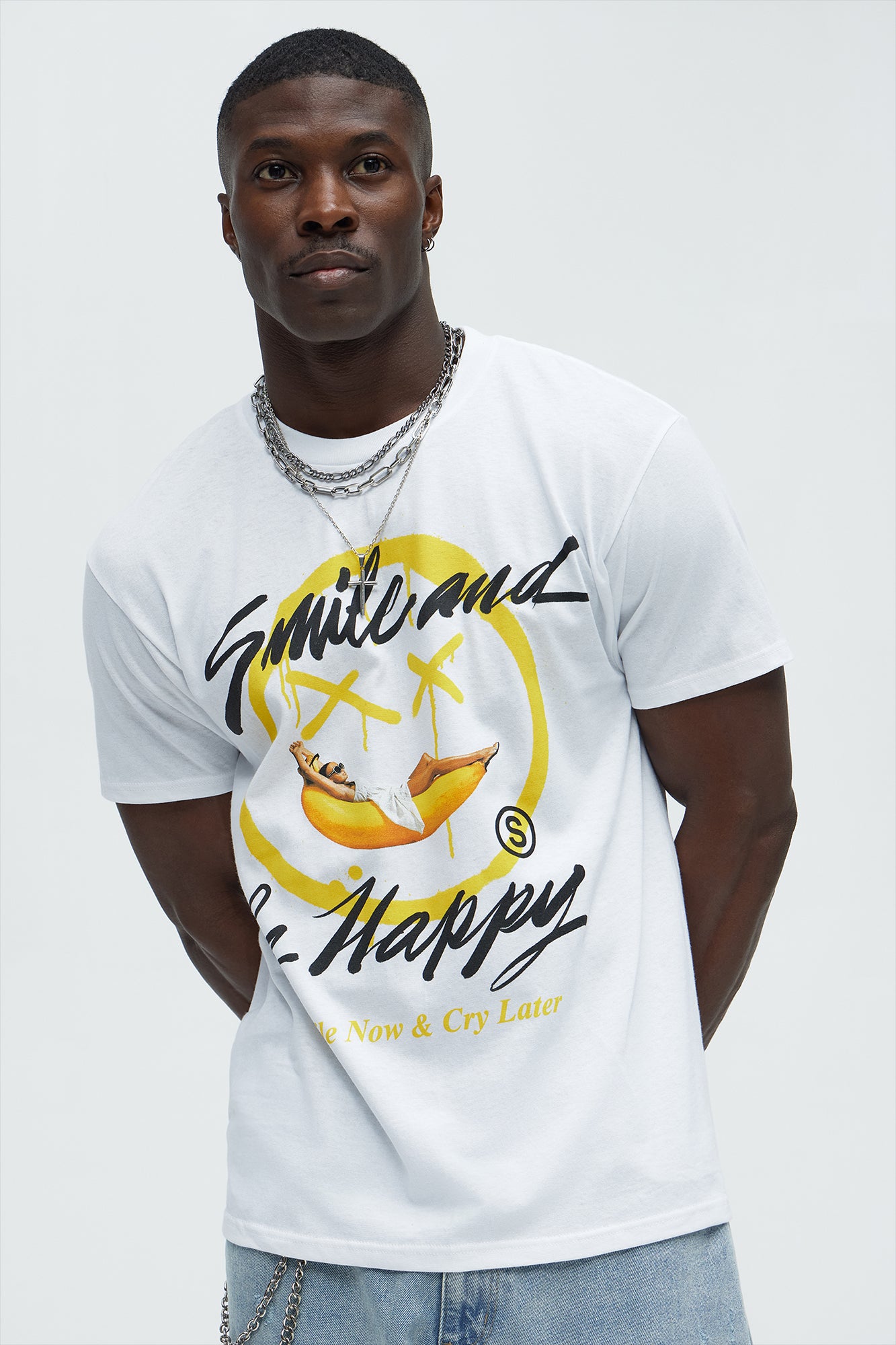 Smile And Be Happy Short Sleeve Tee