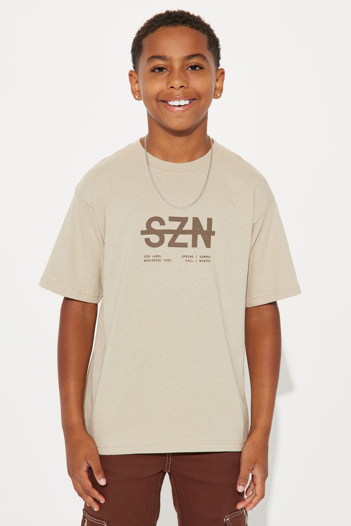 Mini SZN Label Short Sleeve Tee