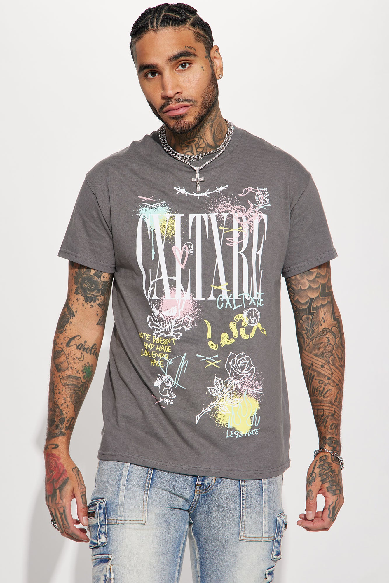 Culture Collage Short Sleeve Tee