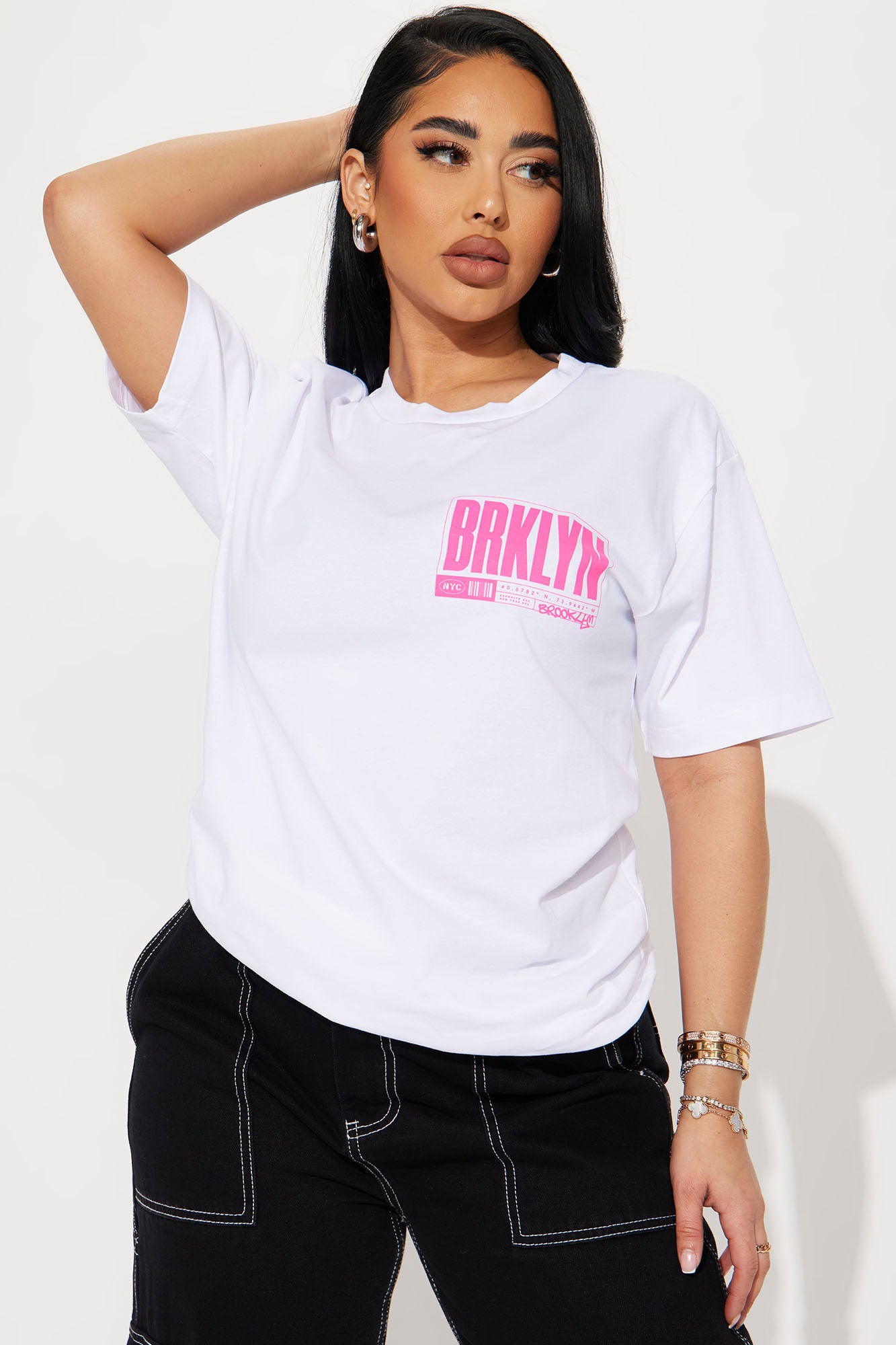 Brooklyn Front And Back Graphic Tee