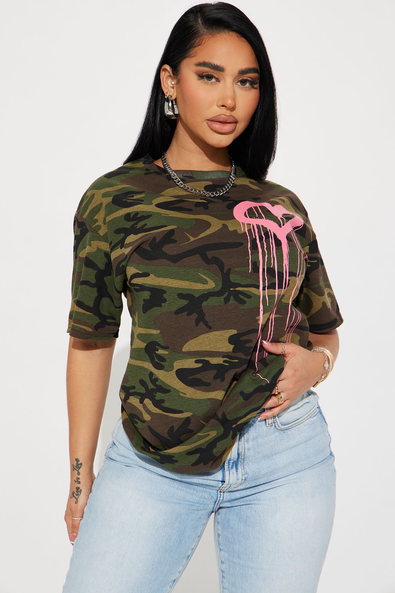 Love Runs Deep Camo Tshirt