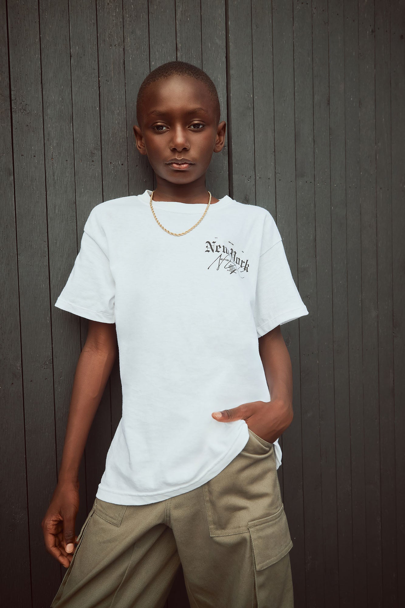 Mini New York Script Tee