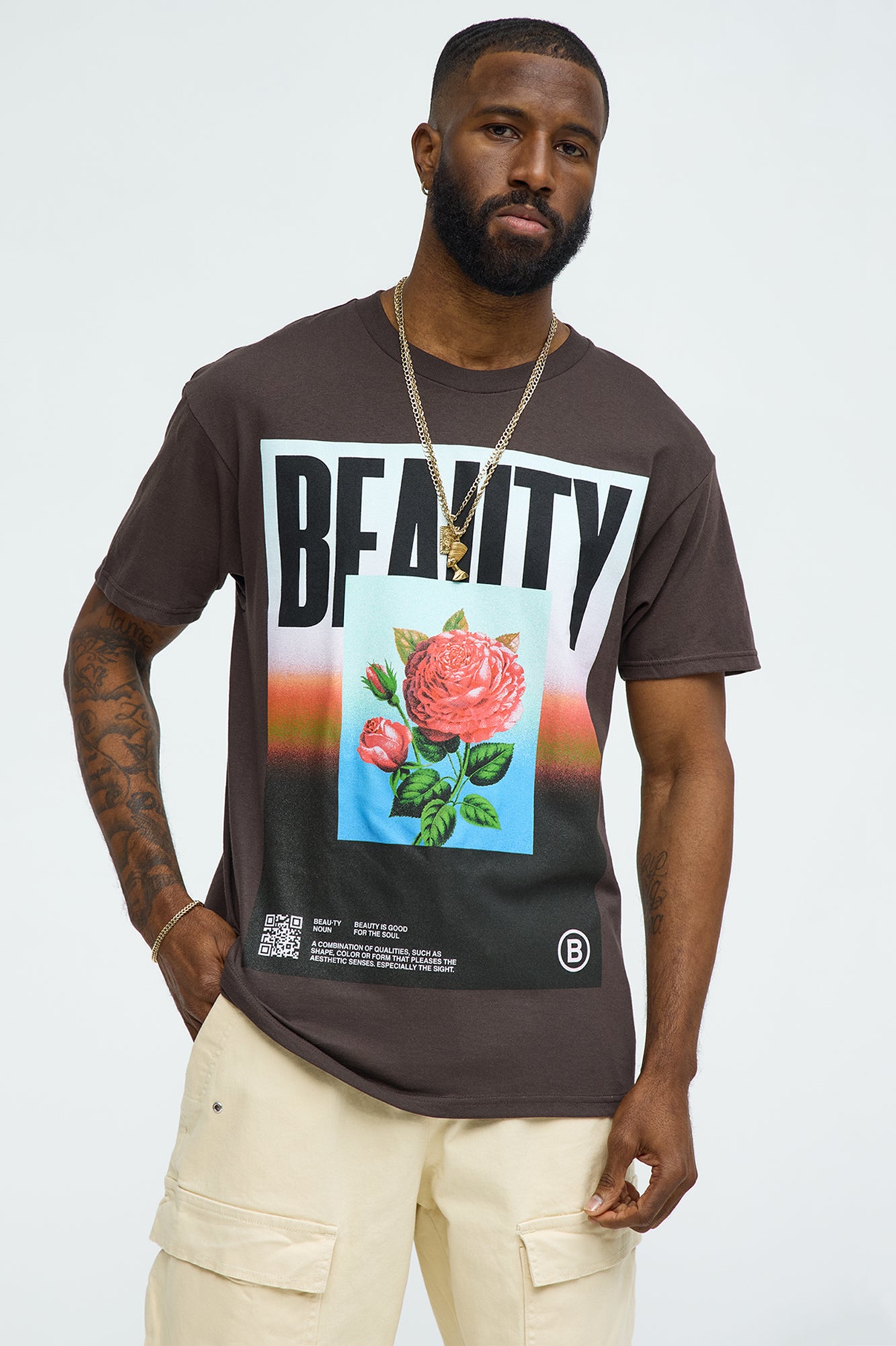 Beauty Gradient Short Sleeve Tee
