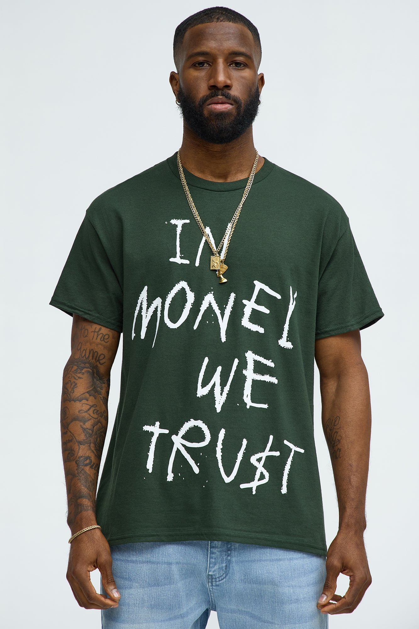 Money Is Life Mens Short Sleeve Tee