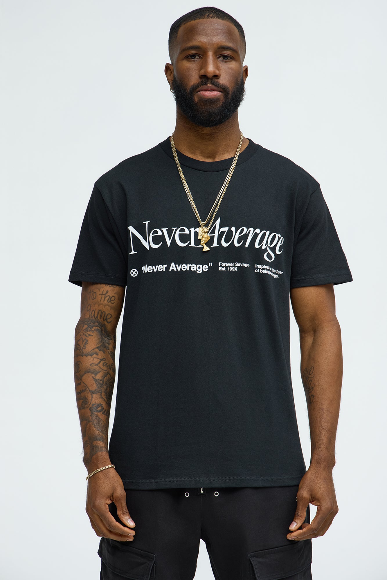 Never Average Short Sleeve Tee