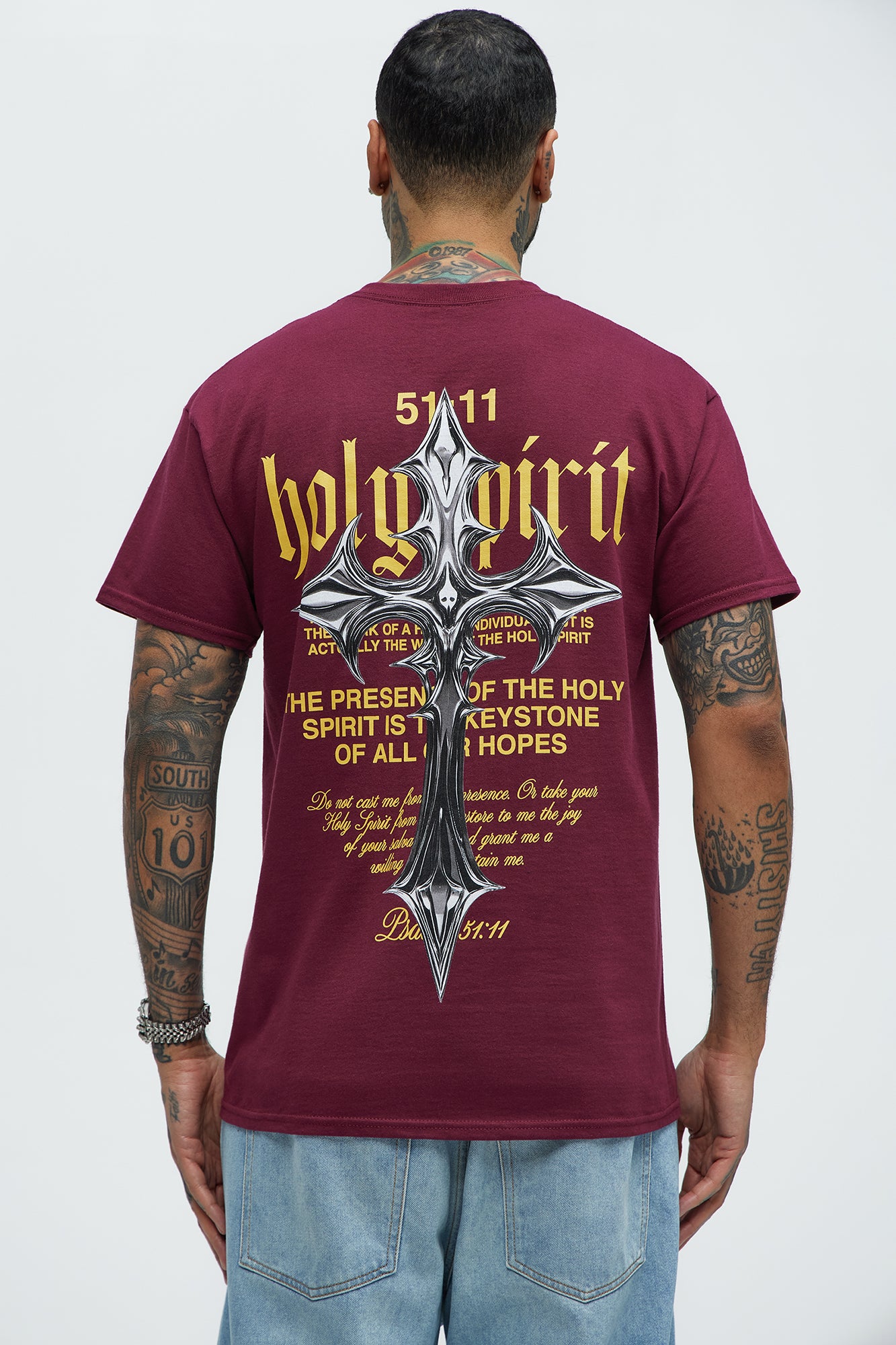 Holy Spirit Psalm Short Sleeve Tee