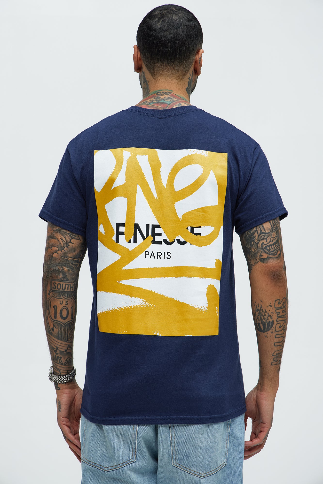 Finesse Paris Graffiti Short Sleeve Tee