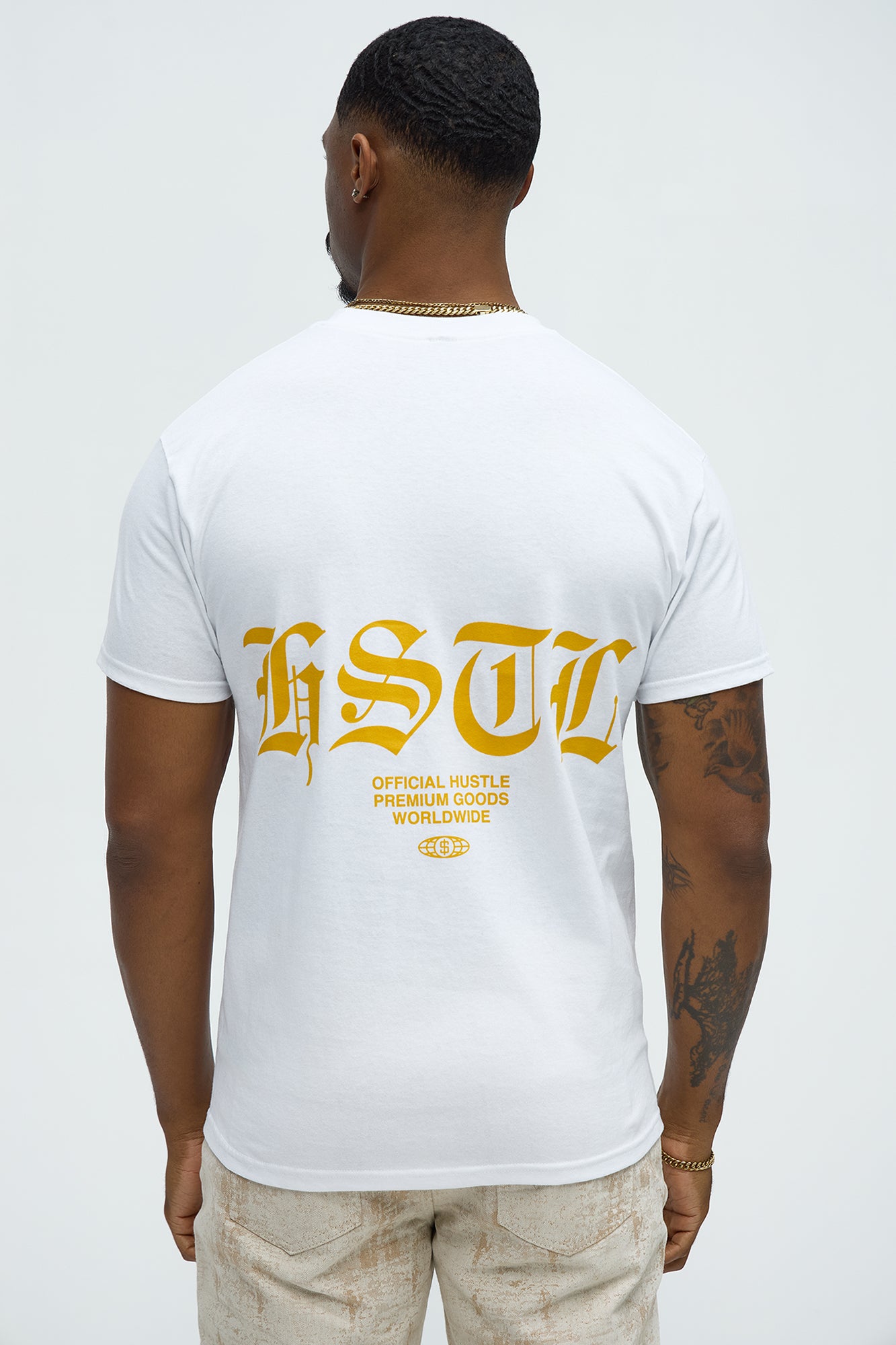 HSTL Gold Short Sleeve Crew Neck T shirt