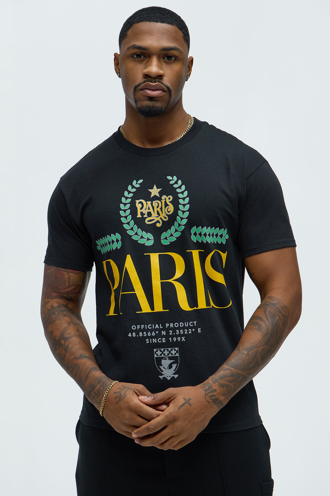 Paris Crew Neck Short Sleeve T shirt