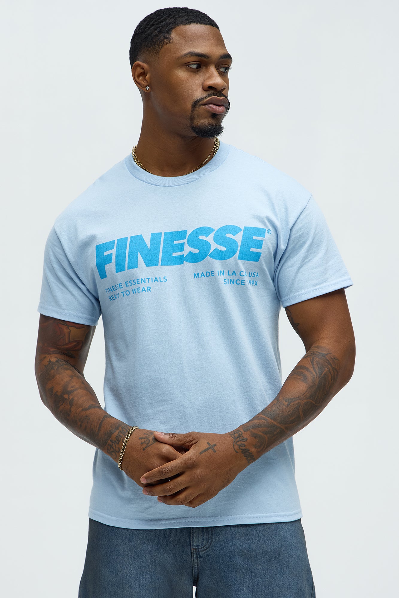 Finesse Short Sleeve Crew Neck T shirt