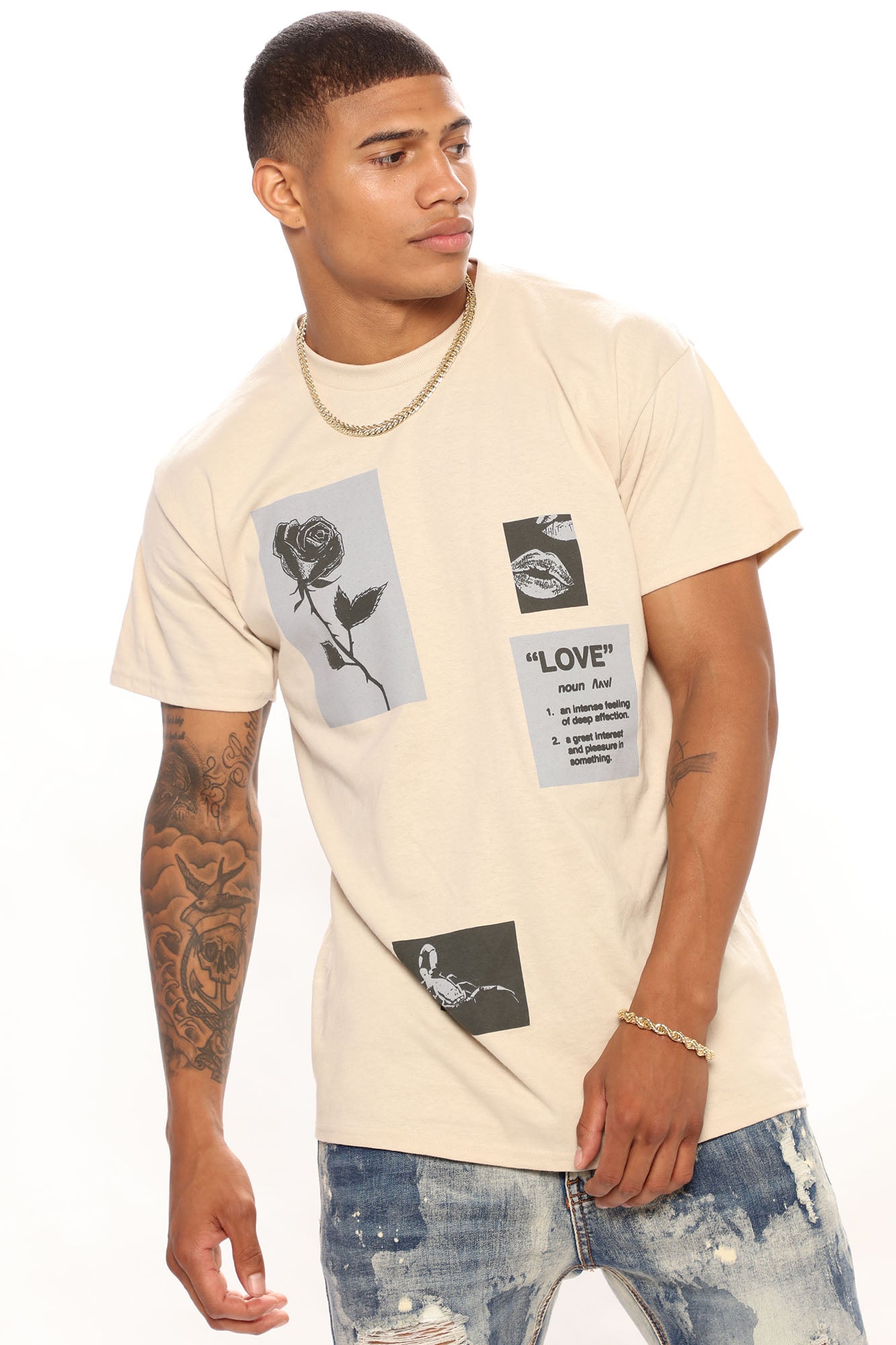 Love And Hate Short Sleeve Tee