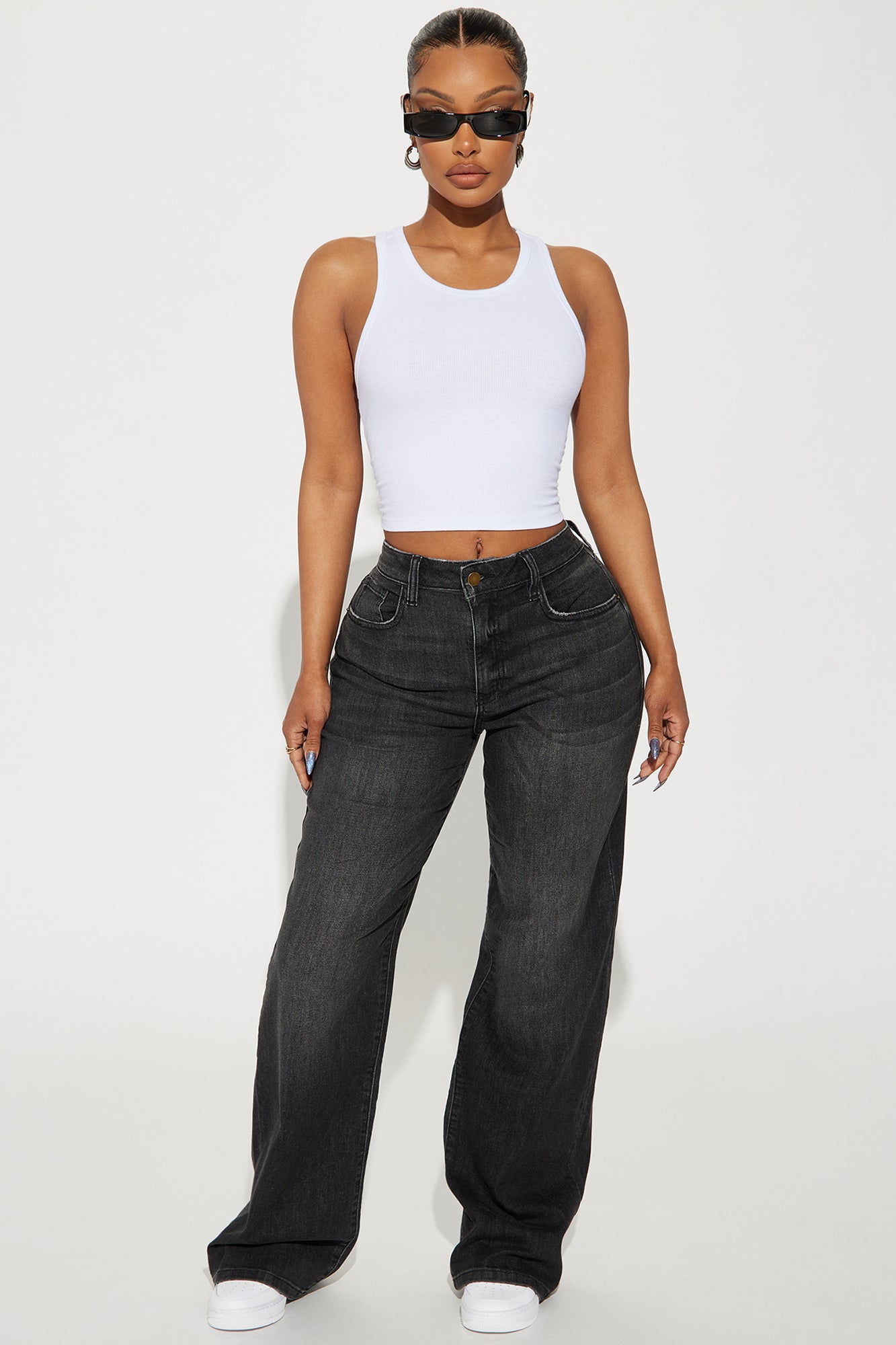 Bellissima Basic Stretch Straight Leg Jeans