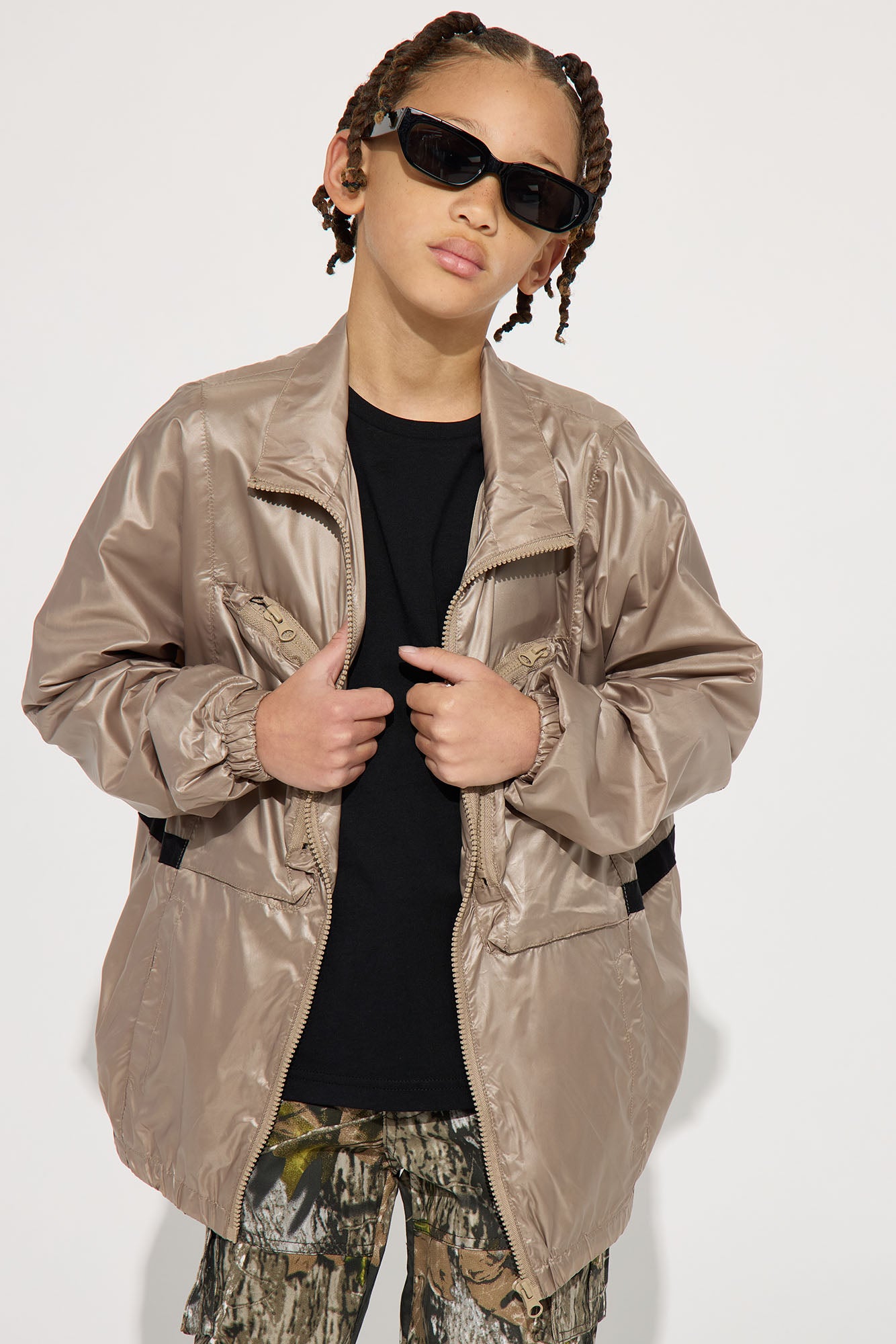 Mini Winston Zip-Up Nylon Jacket