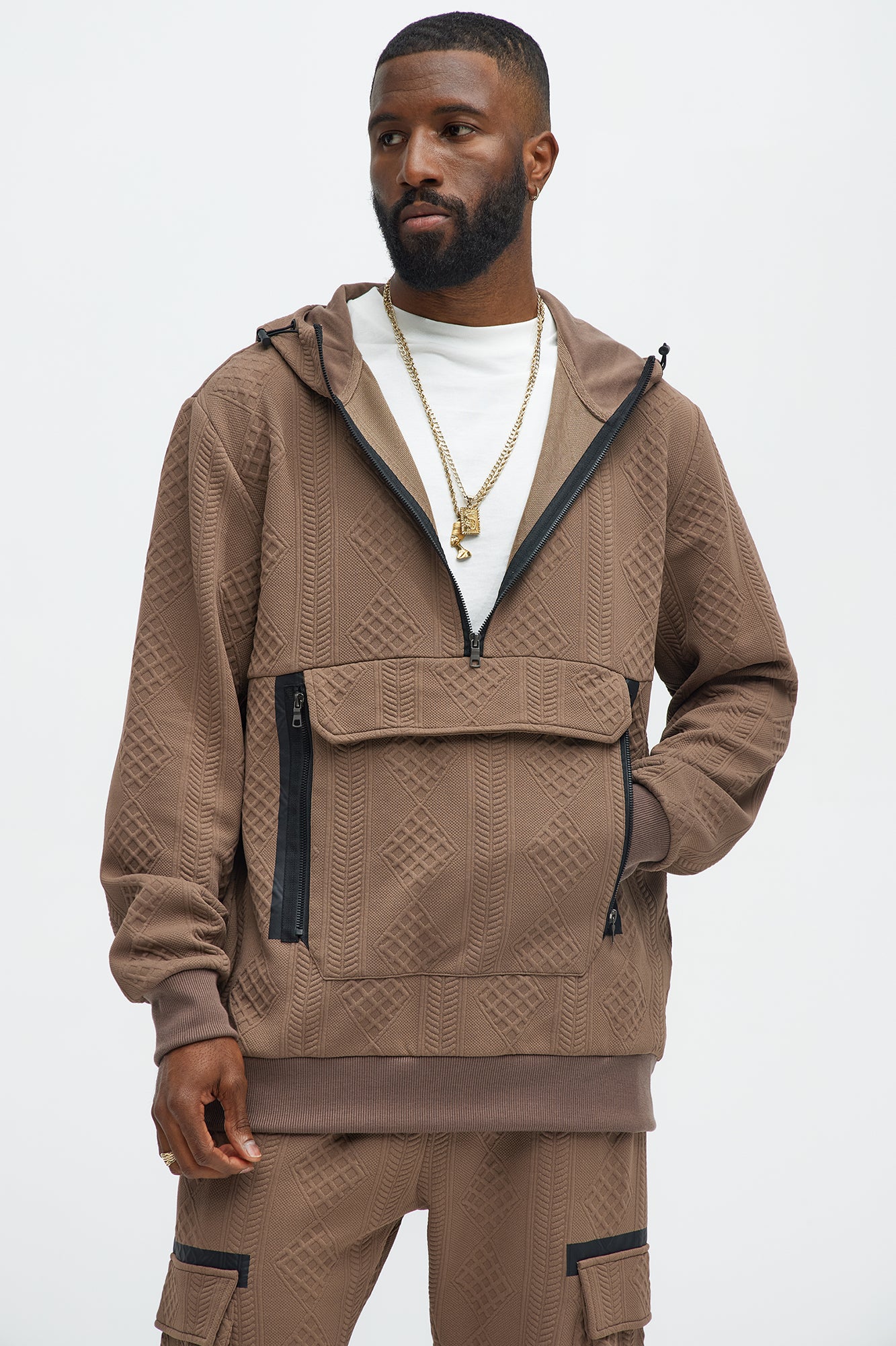Practical Quarter Zip Hoodie