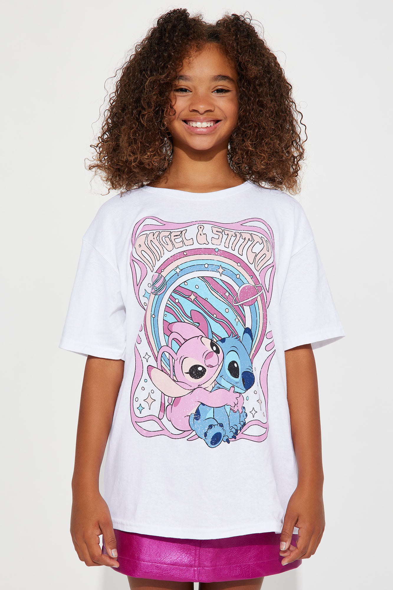 Mini Angel & Stitch Graphic Tshirt