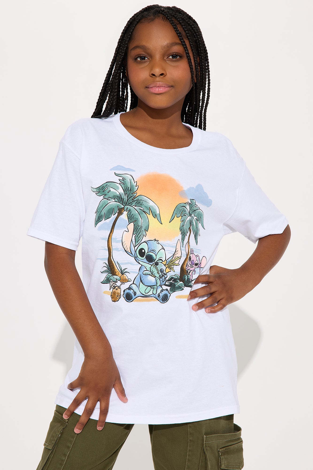Mini Stitch And Angel Paradise T-Shirt