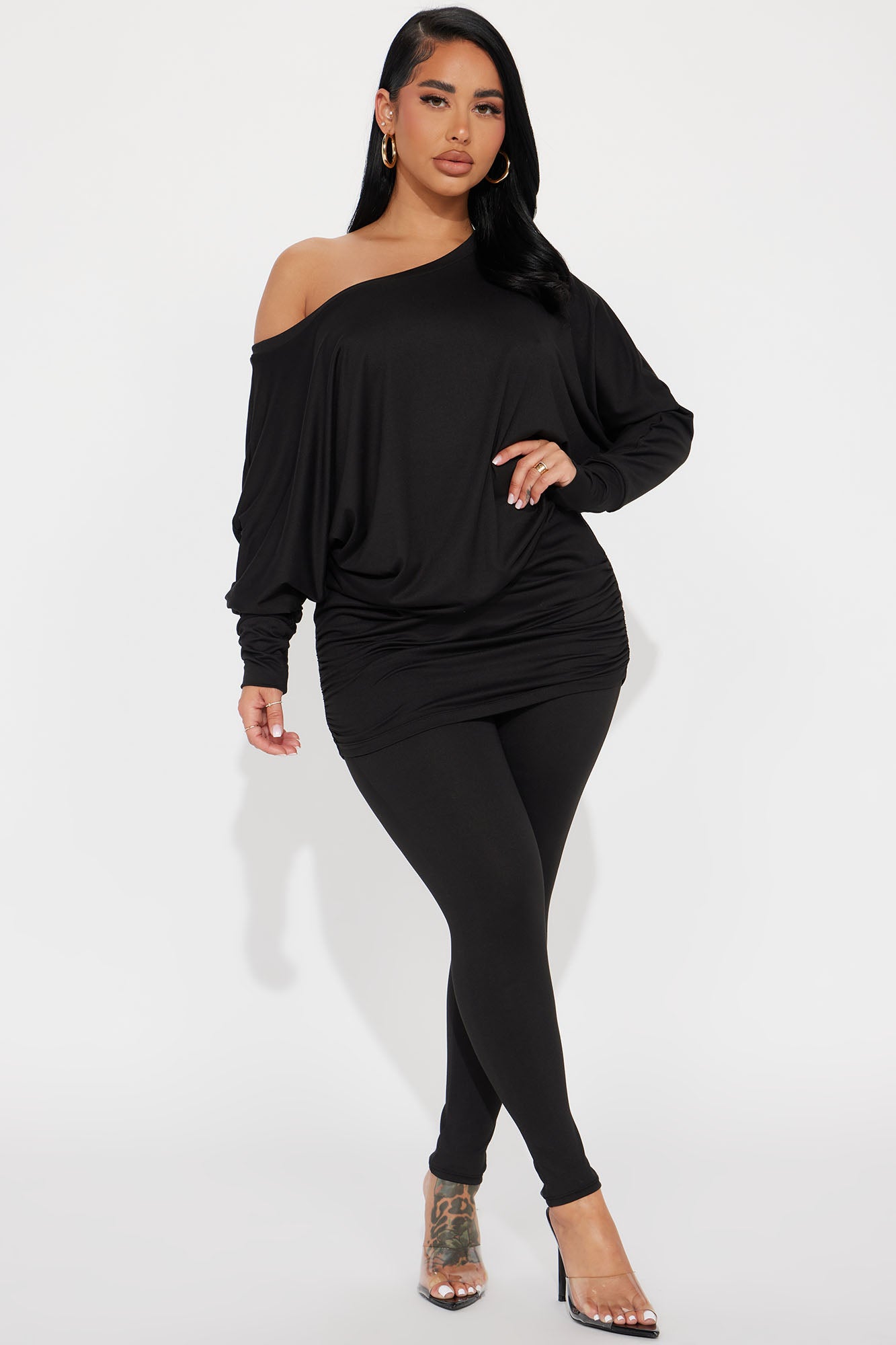 Camila Off Shoulder Legging Set