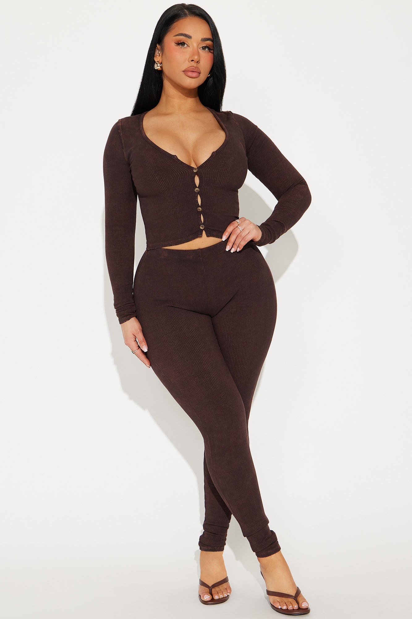 Kelsea Washed Snatched Pant Set