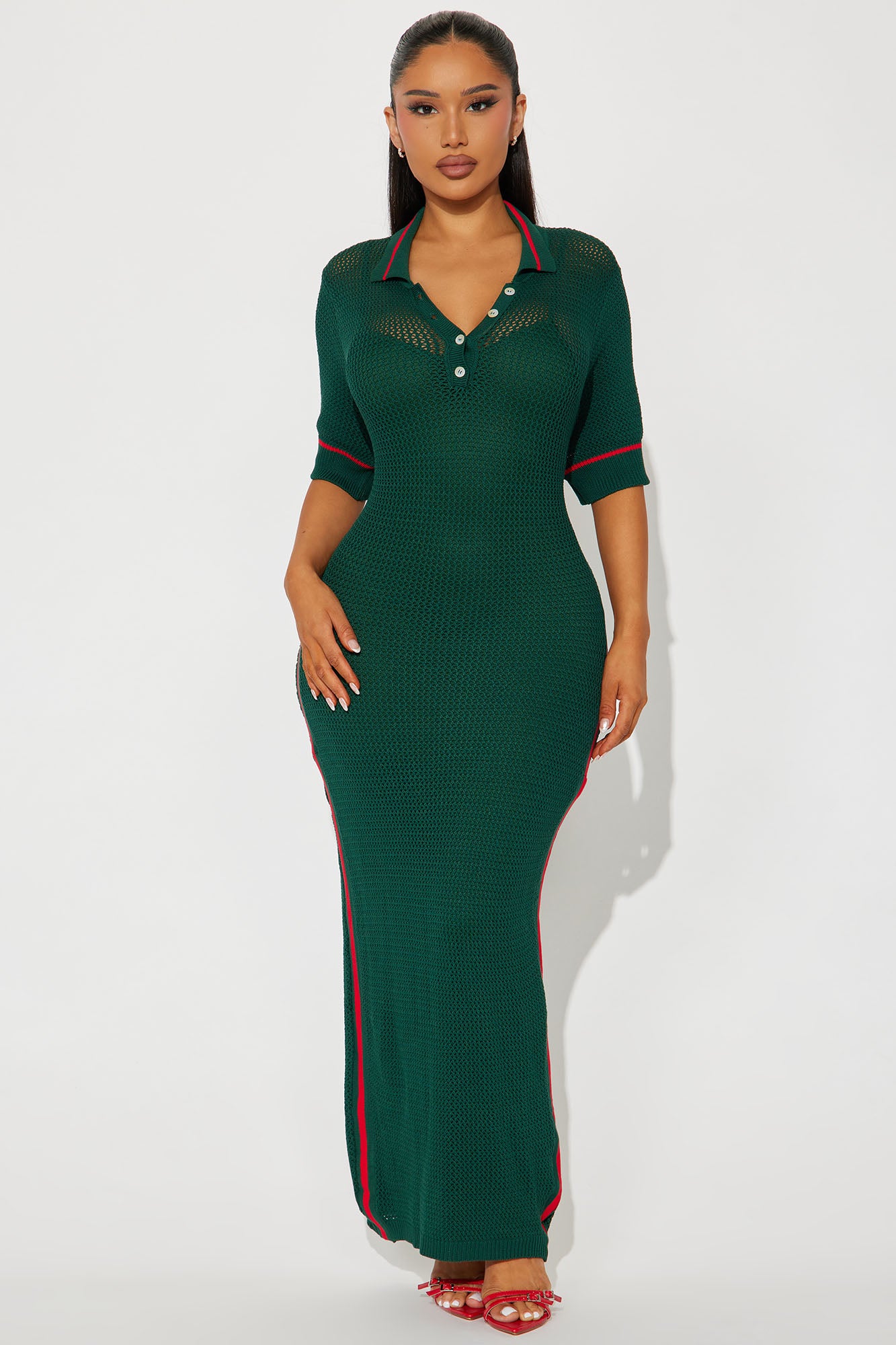 Fair Game Sweater Maxi Dress