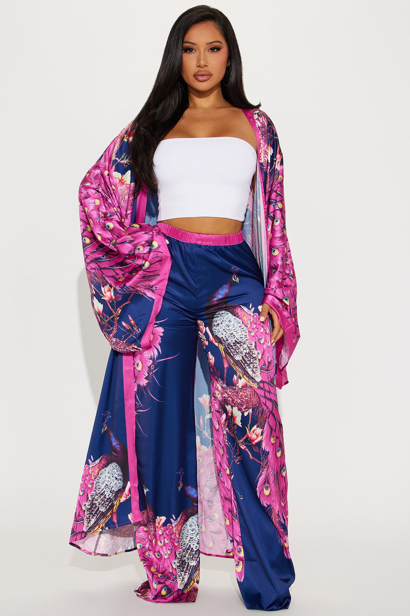 Above Status Satin Pant Set