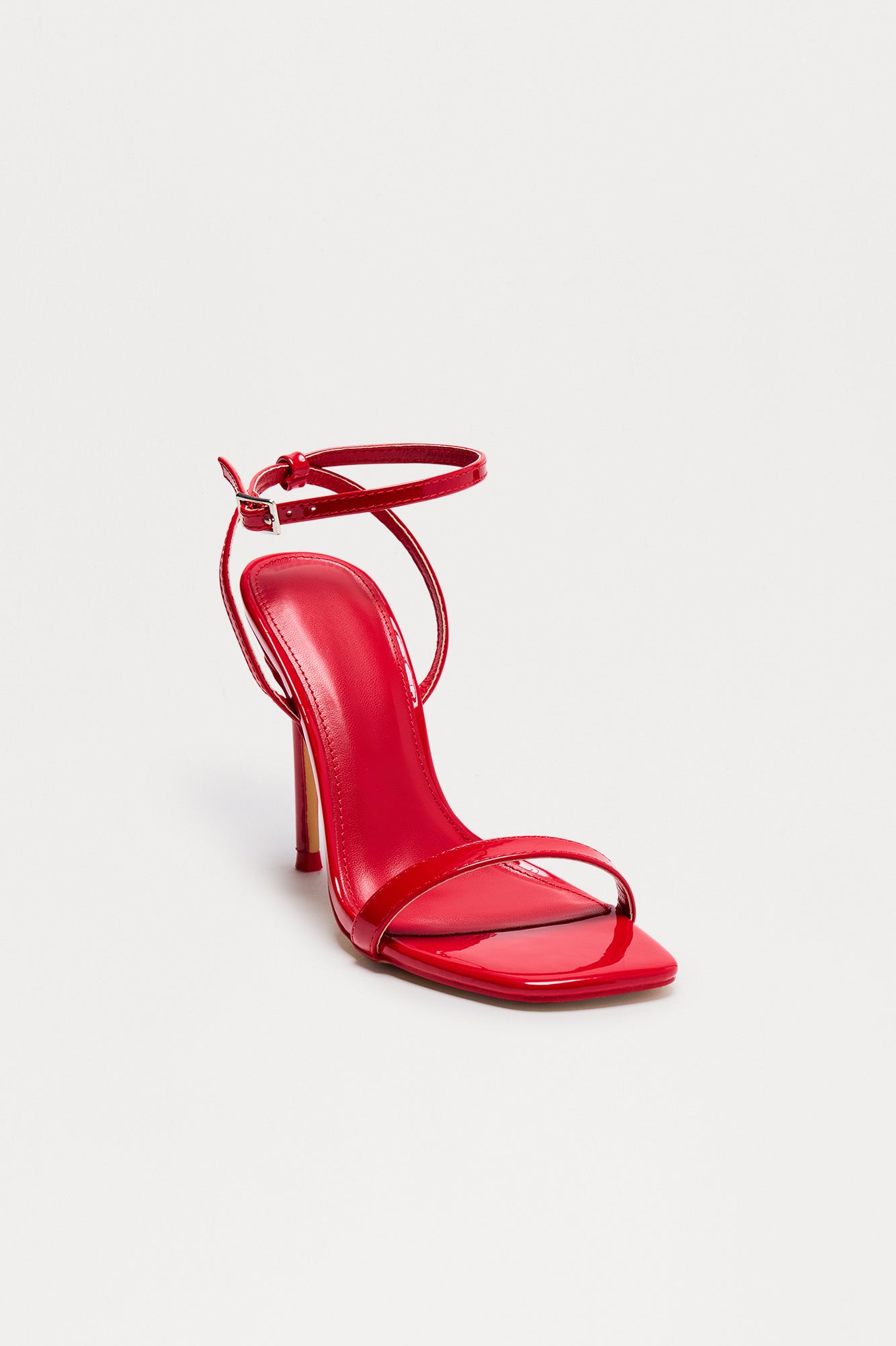 Serefina Square Toe Ankle Strap Heels