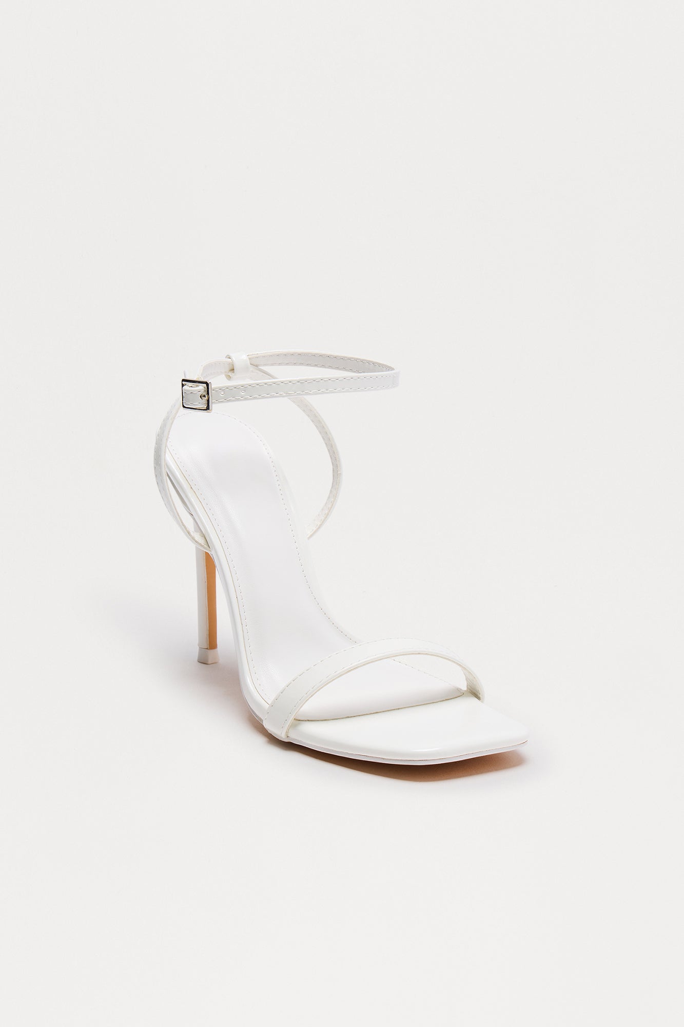Serefina Square Toe Ankle Strap Heels