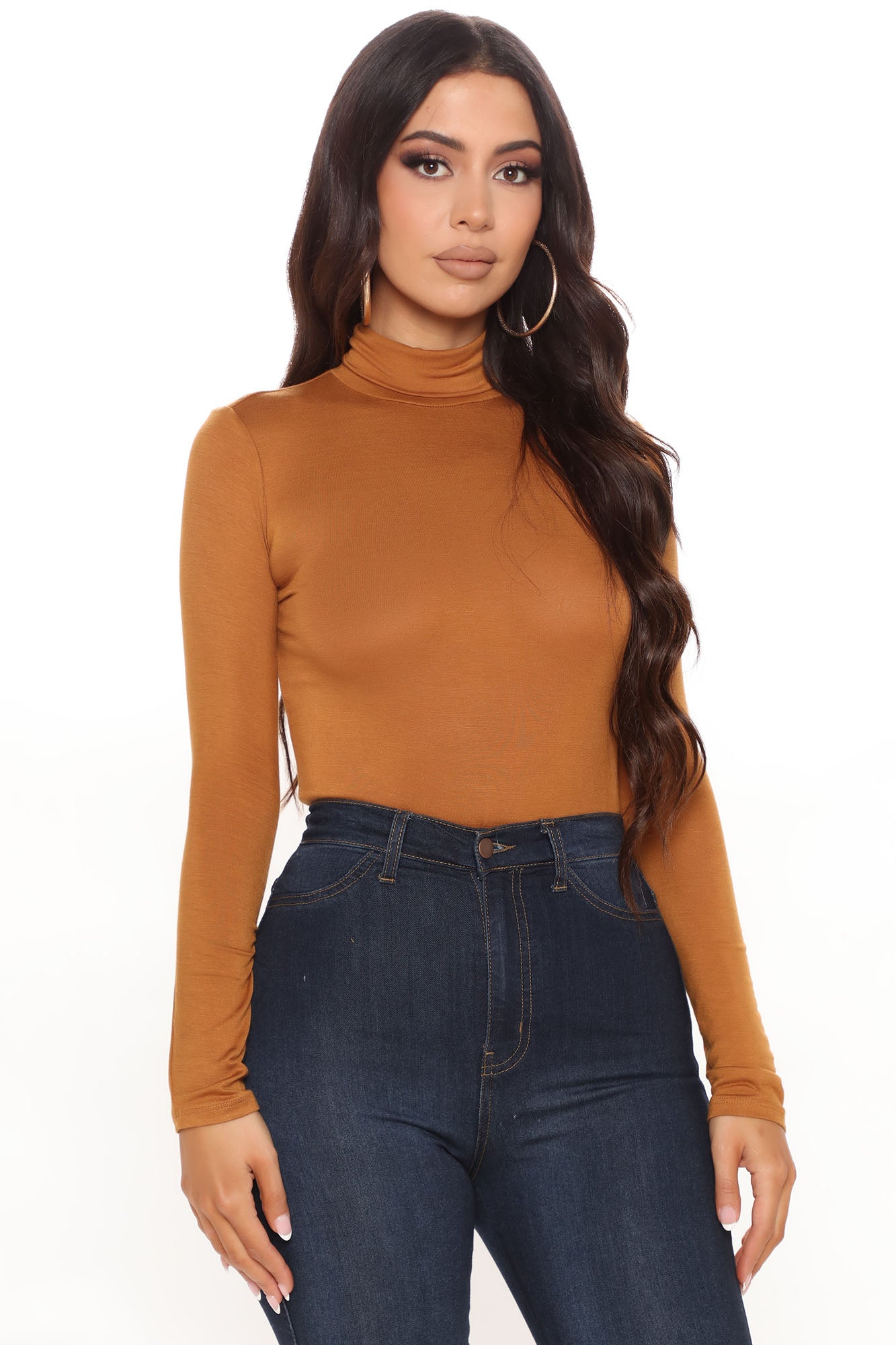 Pamela Turtle Neck Long Sleeve Top