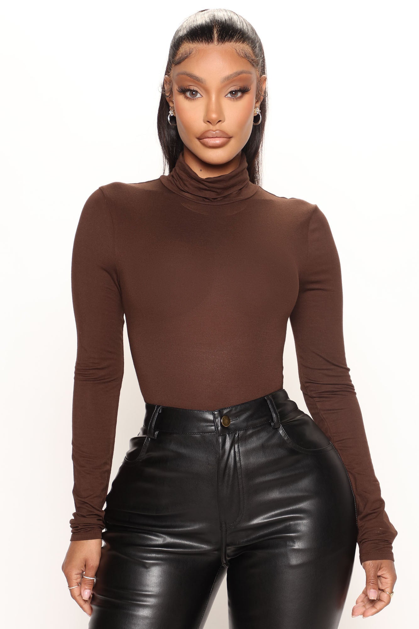 Pamela Turtle Neck Long Sleeve Top