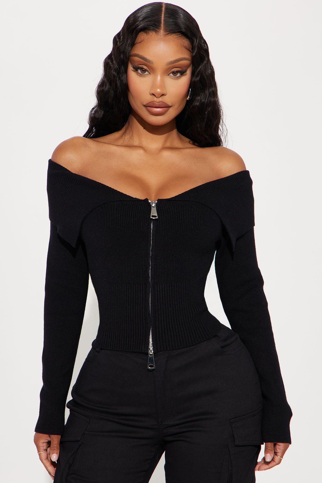 Say My Name Off Shoulder Sweater