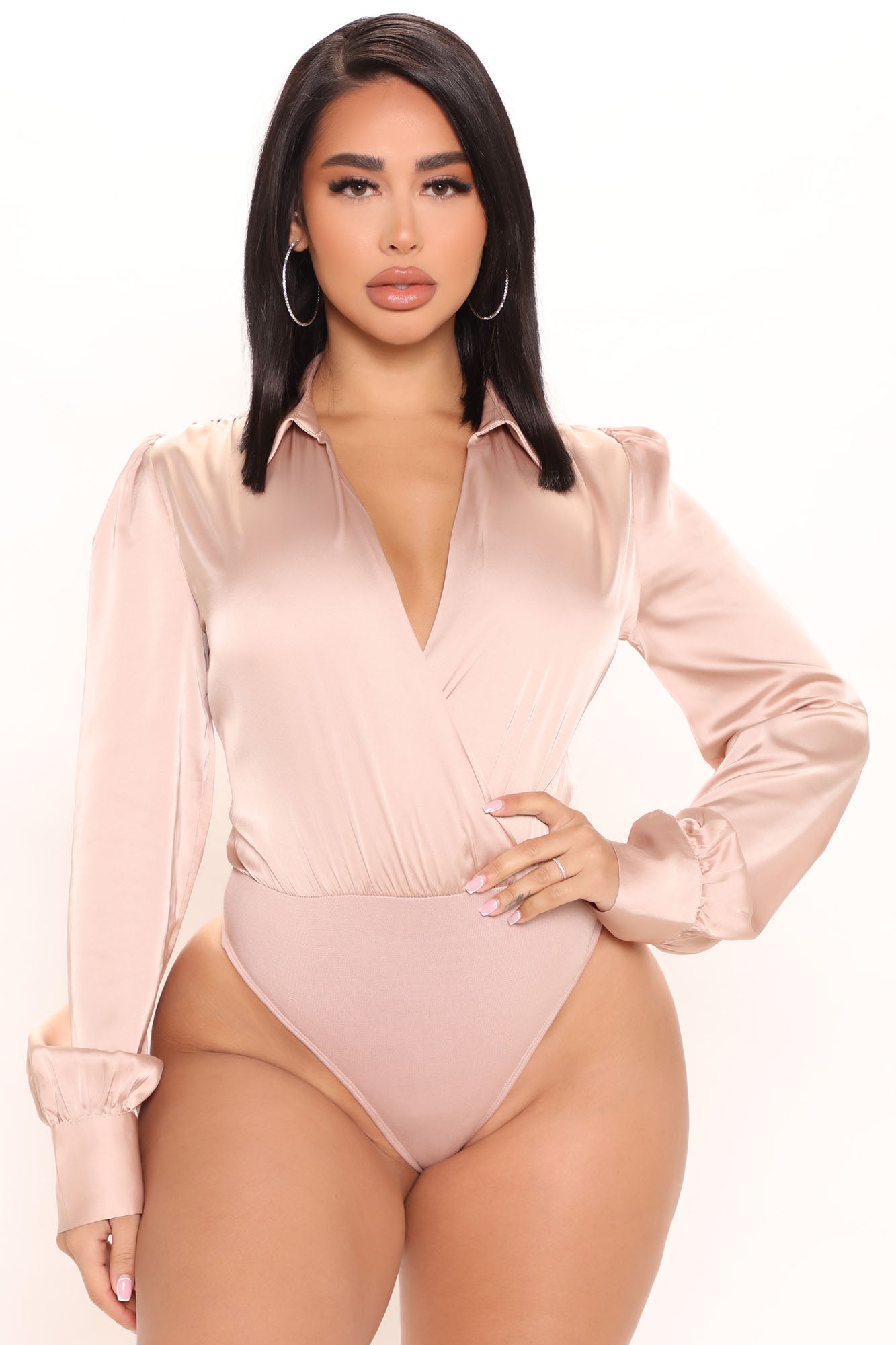 Playing Wicked Games Satin Bodysuit